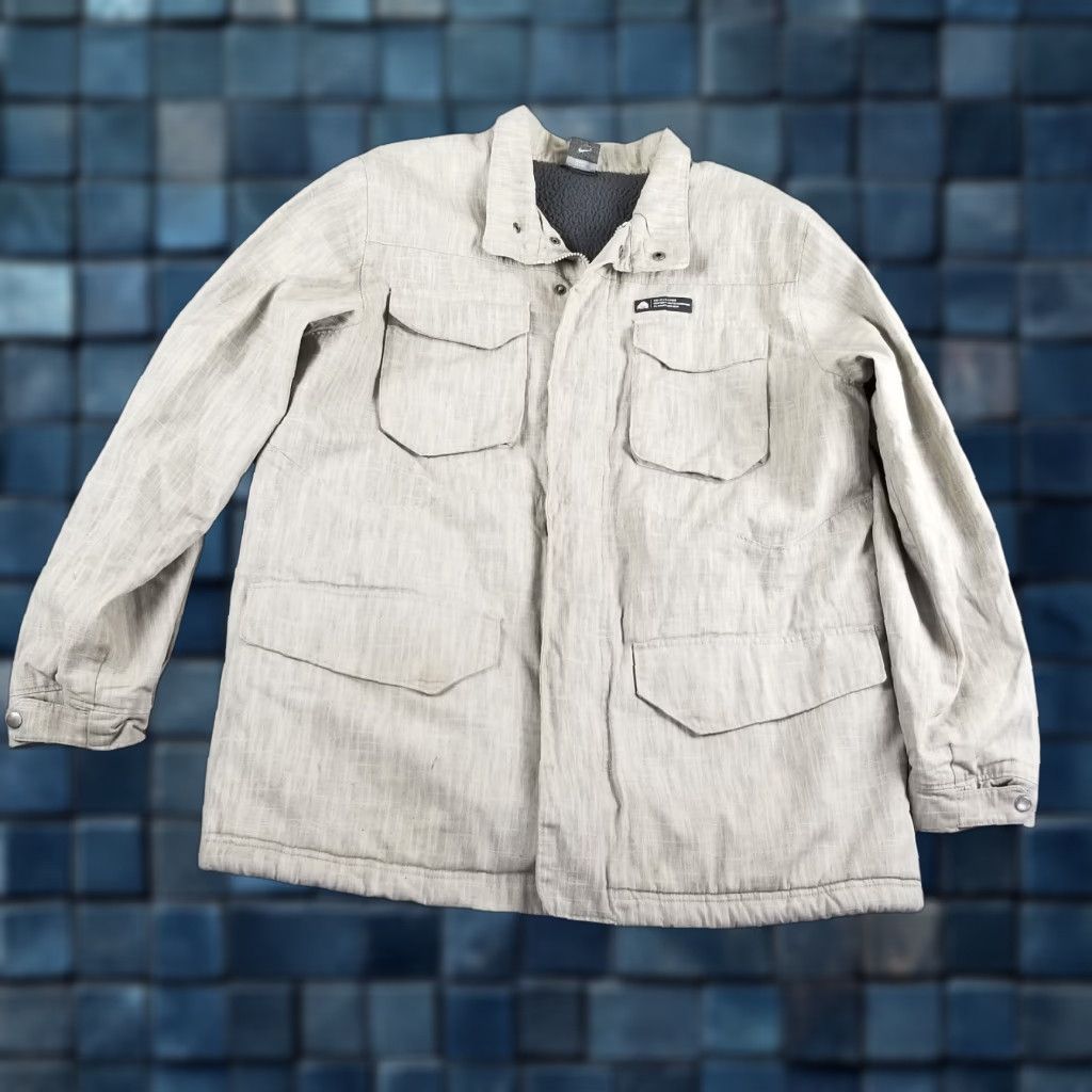 Nike ACG VINTAGE Nike ACG Jacket Men Large Gray Plaid Sherpa Lined Military Ski 2006 Size US L / EU 52-54 / 3 - 1 Thumbnail