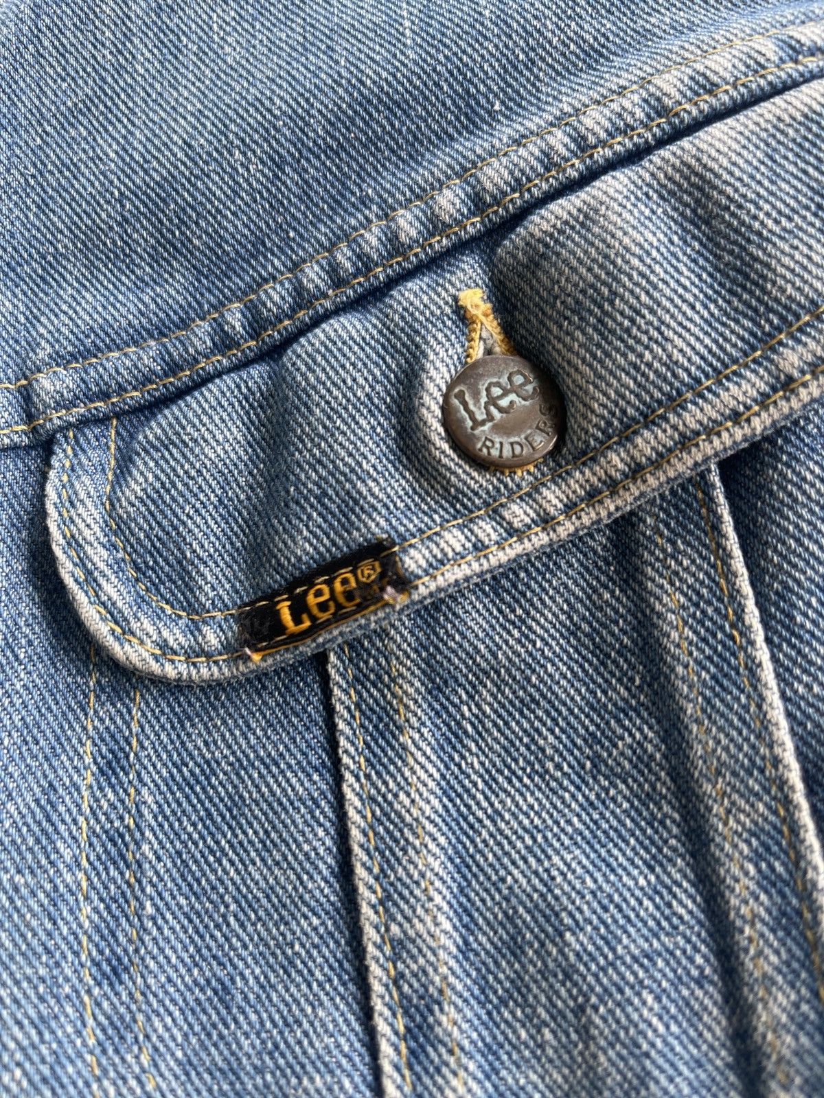 Lee 1970s Lee Storm Riders Blanket Lined Denim Size US L / EU 52-54 / 3 - 17 Thumbnail