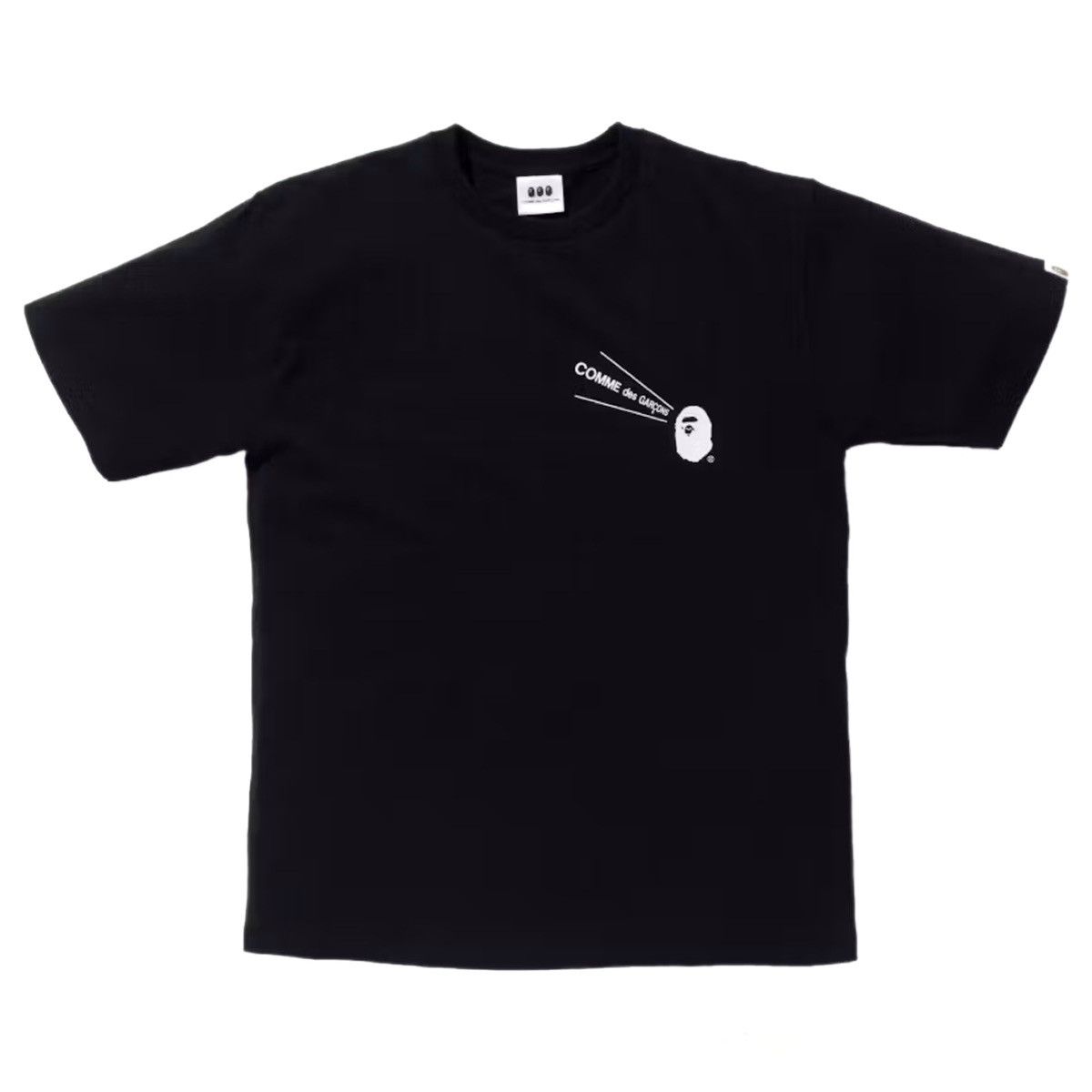 Bape Bape x CDG Osaka Tee Black 2020 Size US S / EU 44-46 / 1 - 1 Thumbnail