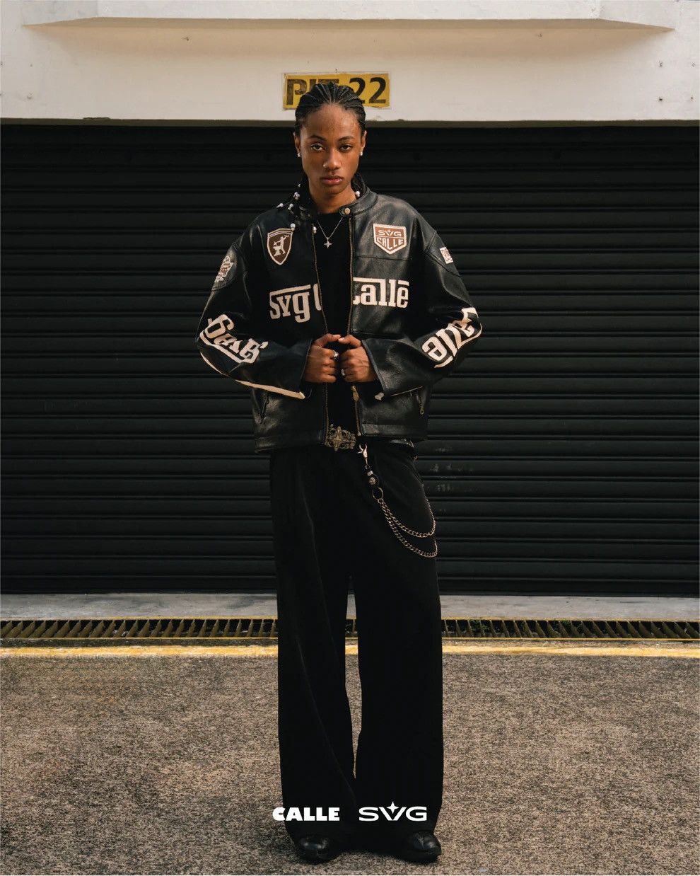 Other Leather crop racing jacket Size US S / EU 44-46 / 1 - 6 Thumbnail