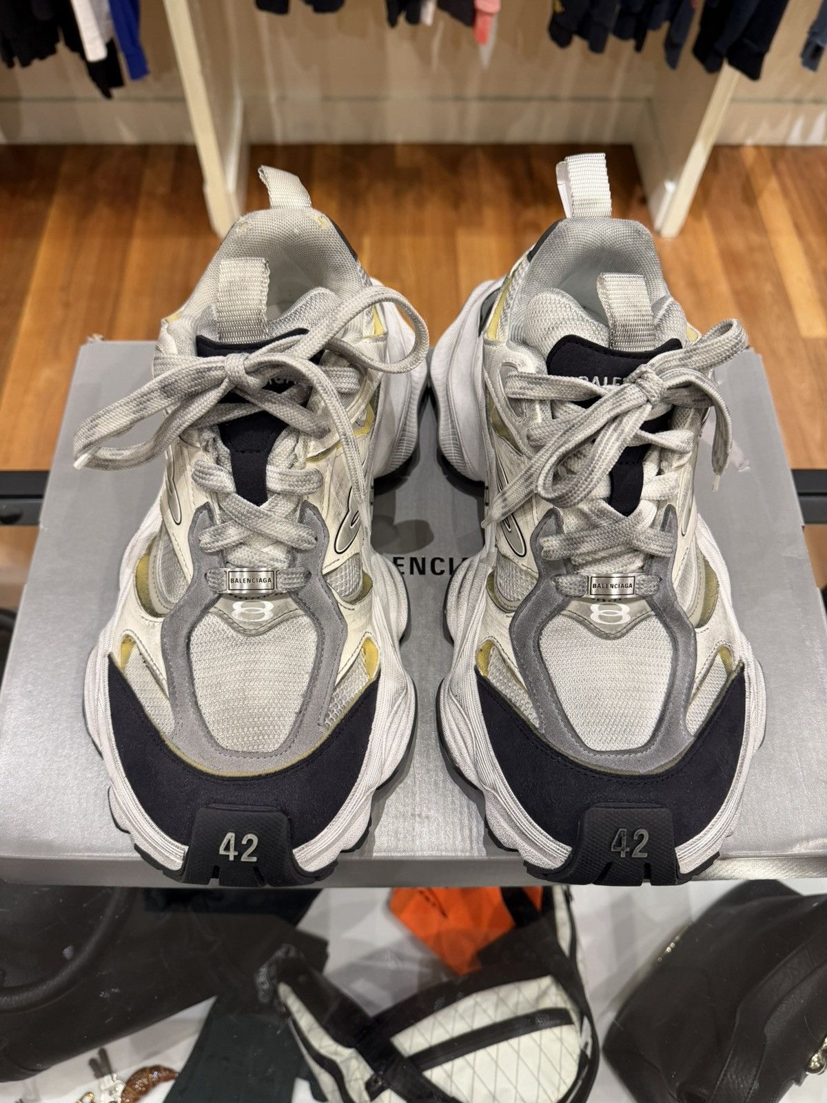 Balenciaga Balenciaga Cargo Sneakers - Grey Size US 9 / EU 42 - 4 Thumbnail