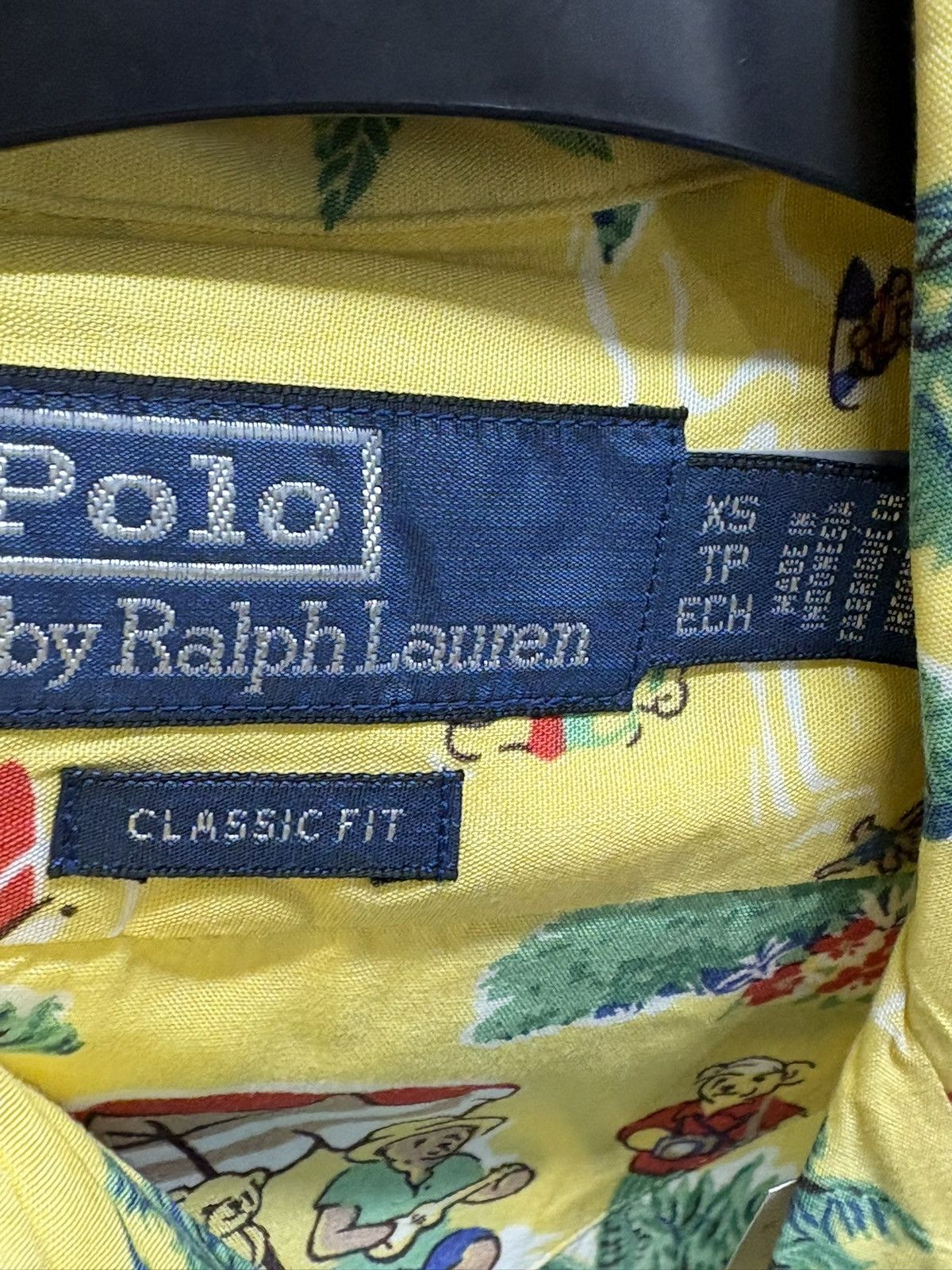 Polo Ralph Lauren Yellow Hawaiian Shirt Bear Print Ralph Lauren Men’s XS Size US XS / EU 42 / 0 - 5 Thumbnail