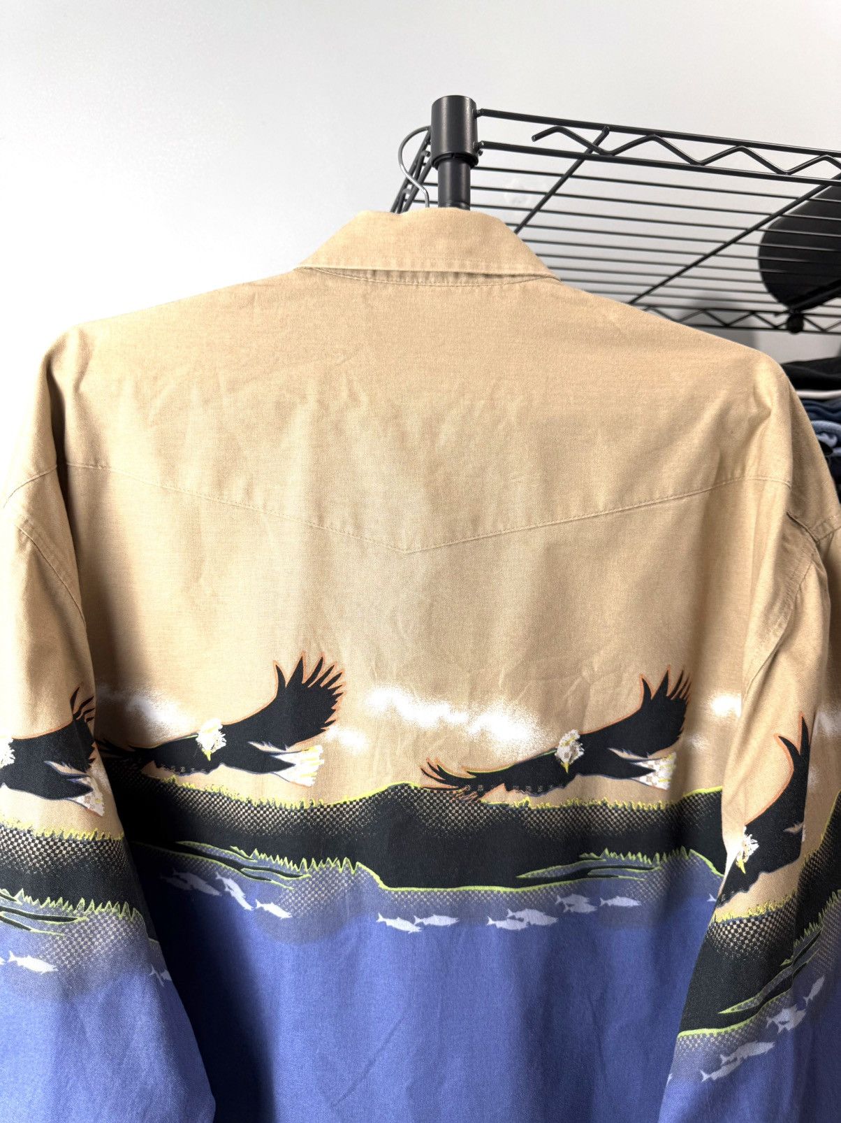 Cowboy Equipment Vintage Western Cowboy Rodeo Shirt Eagle American Style Size US XL / EU 56 / 4 - 10 Thumbnail