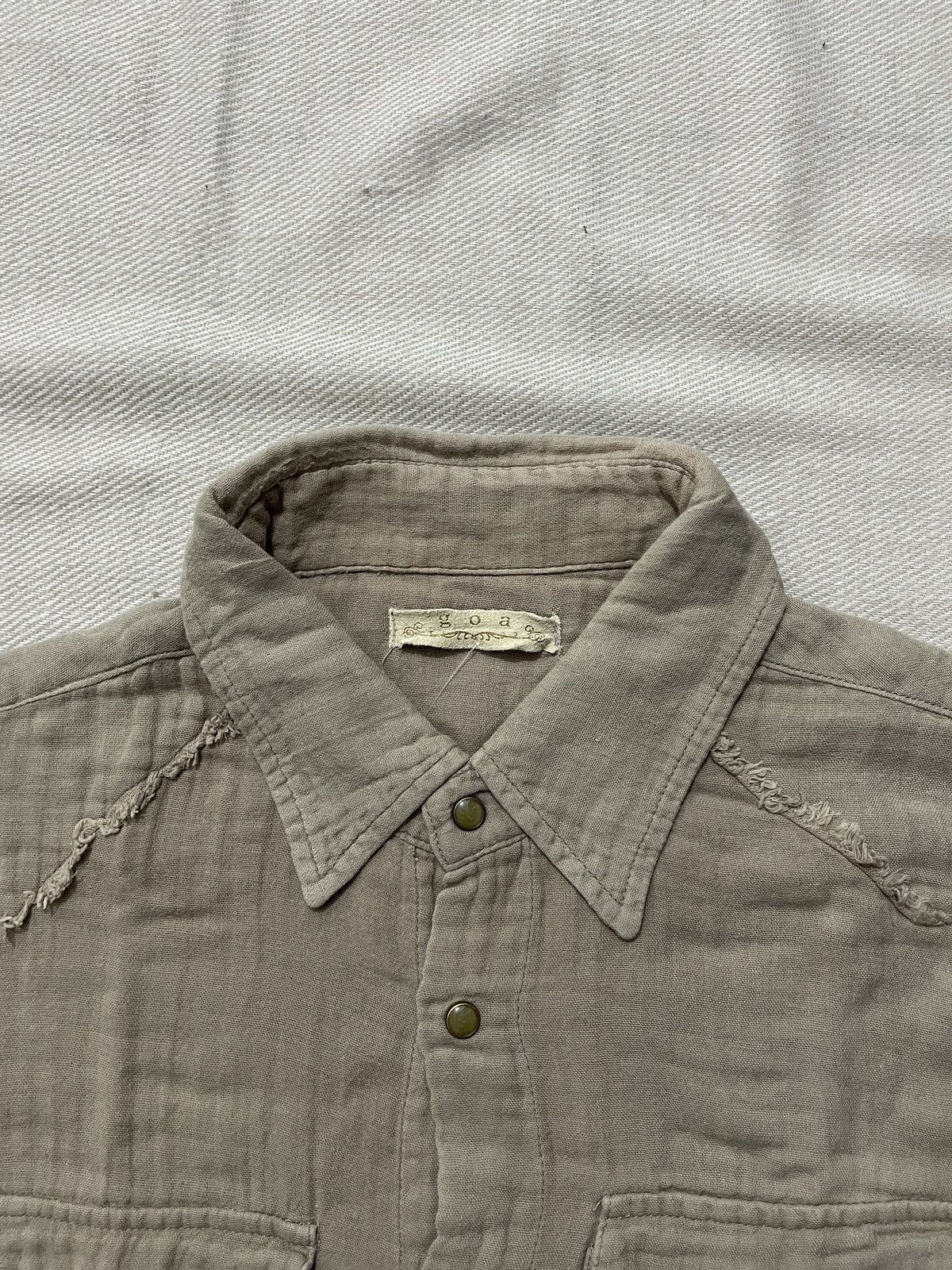 If Six Was Nine Vintage GOA western distressed Button Up Shirts Size US M / EU 48-50 / 2 - 5 Thumbnail