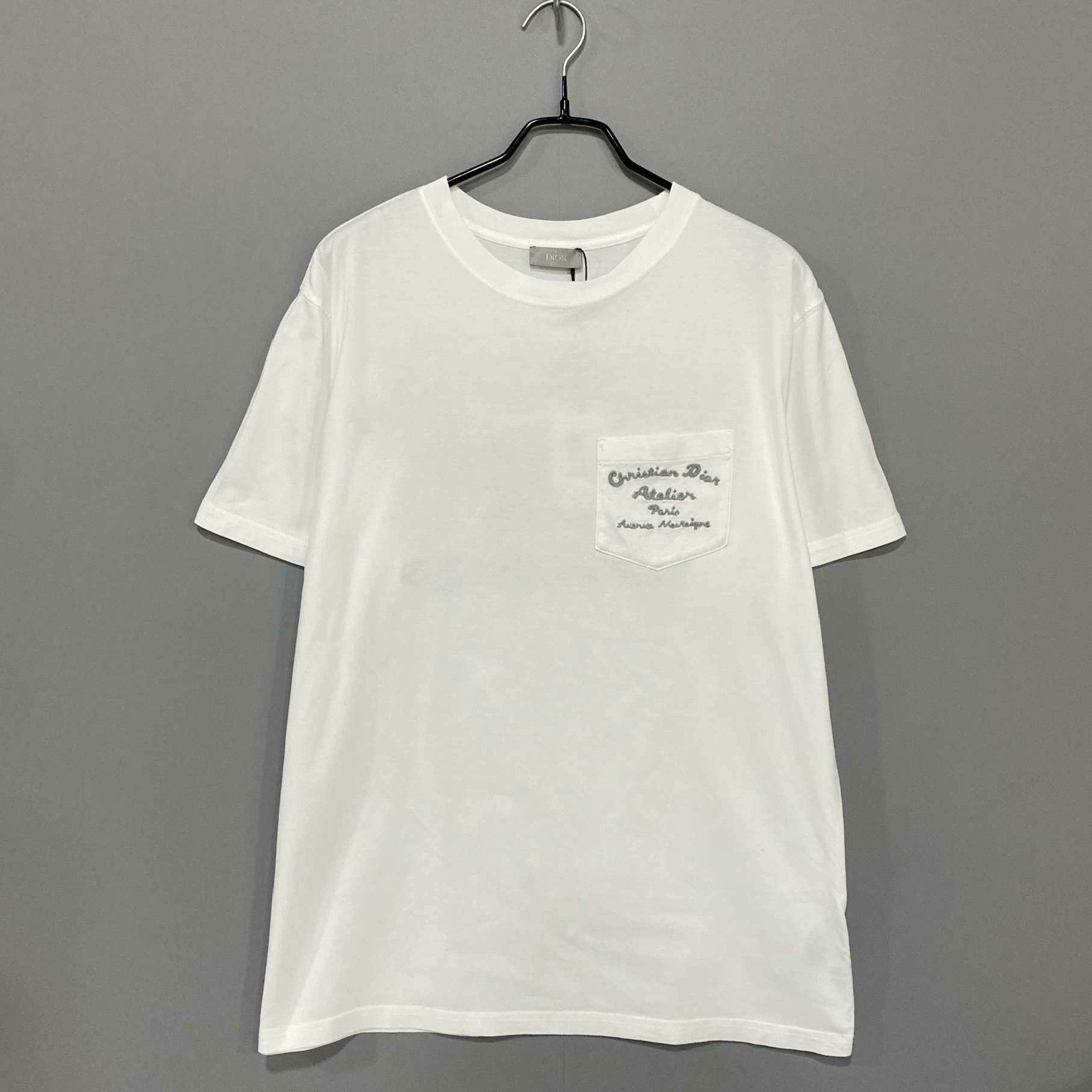 Dior Dior Embroidered White T-Shirt s Men Size US S / EU 44-46 / 1 - 1 Thumbnail