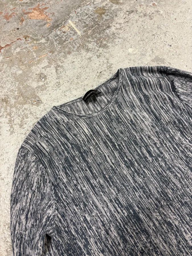 Emporio Armani SS2021 Emporio Armani Black & White Contemporary Wool Sweater Size US M / EU 48-50 / 2 - 4 Thumbnail