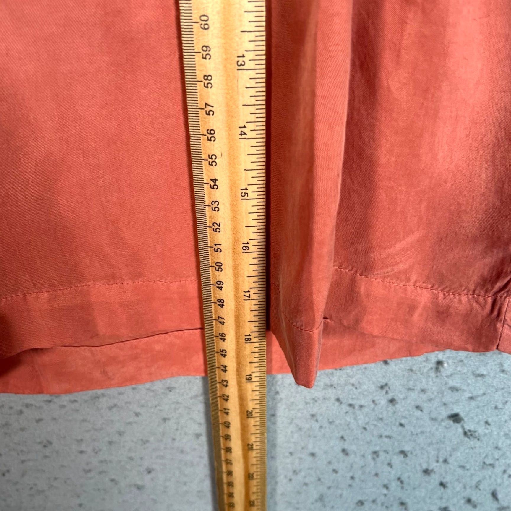 Vintage VINTAGE Content Womens Shorts Size Small Elastic Waist Chino Pink 100% Cupro High Rise 90s Women Size 28" / US 6 / IT 42 - 7 Thumbnail