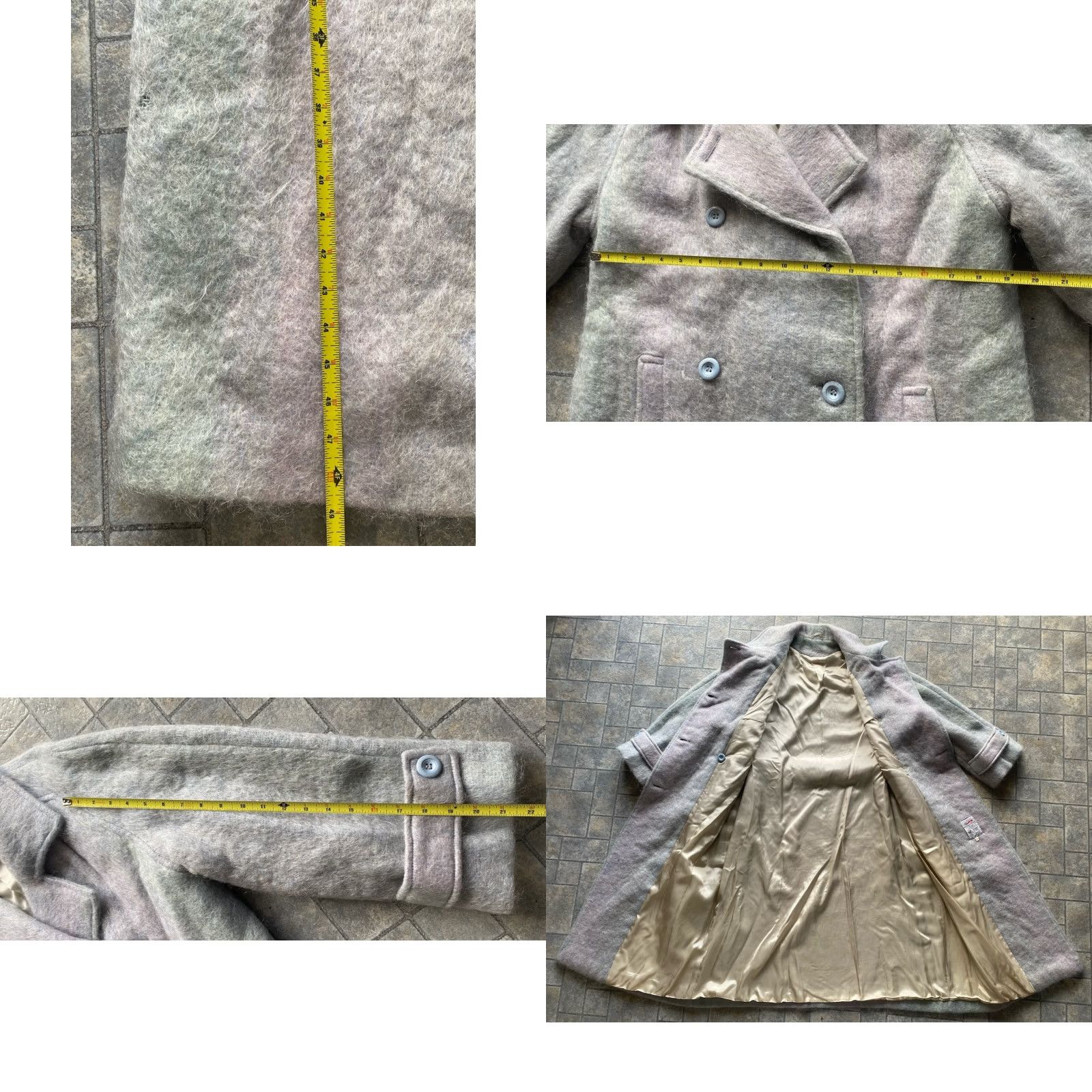 Vintage Avoca Handweavers Women’s Size Medium Coat Mohair Wool Nylon Made In Ireland Womens Size M / US 6-8 / IT 42-44 - 8 Thumbnail