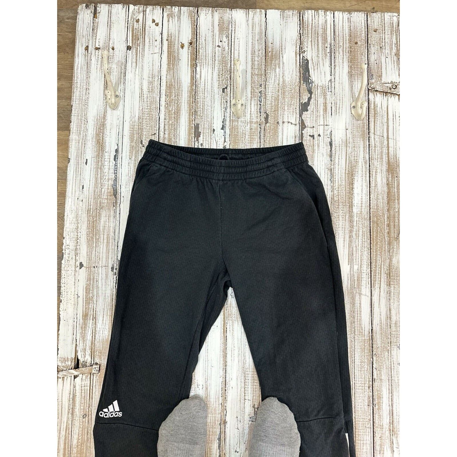 Adidas Men’s Adidas Track Pants Running Gym Sweatpants Mens Sz Med Size US 32 / EU 48 - 10 Thumbnail