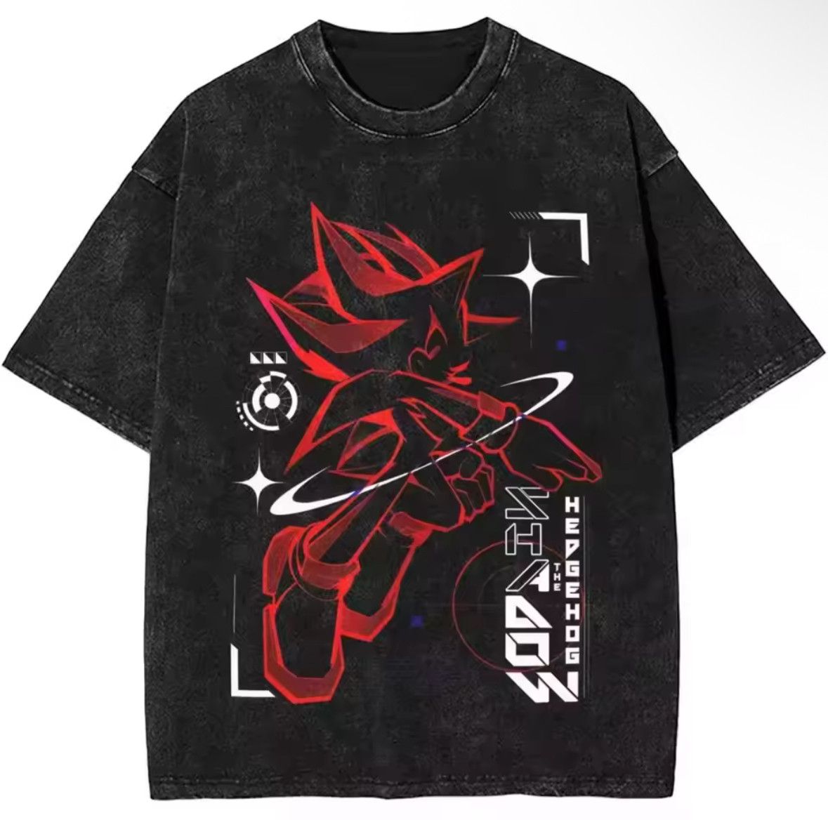 Japanese Brand Japanese Shadow Hedgehog Anime Graffiti Washed T-Shirt Size US M / EU 48-50 / 2 - 1 Thumbnail
