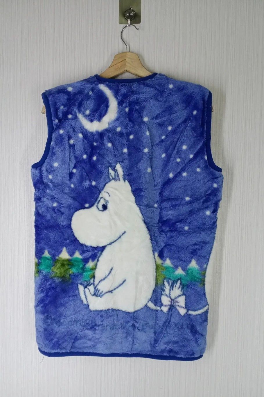 Other Rare Moomin Characters Fleece Sweater Vest Size M / US 6-8 / IT 42-44 - 2 Thumbnail