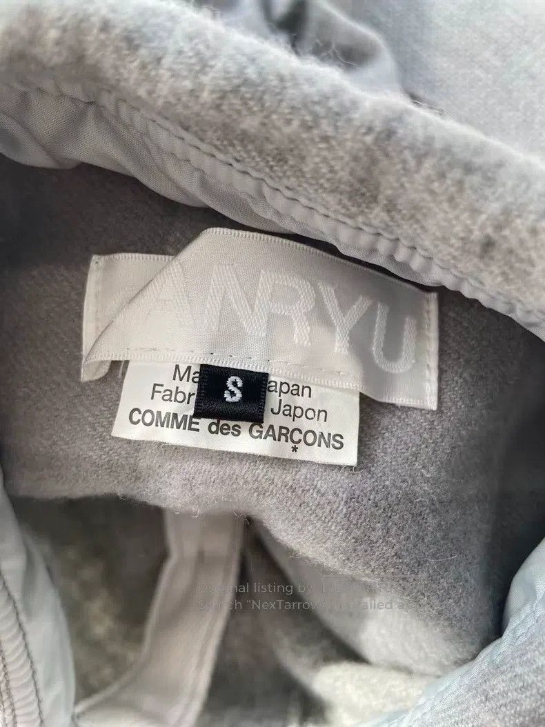 Comme des Garcons Comme Des Garcons Wool Mixed Plaid Embroidered Shirt Jacke Size S / US 4 / IT 40 - 4 Thumbnail