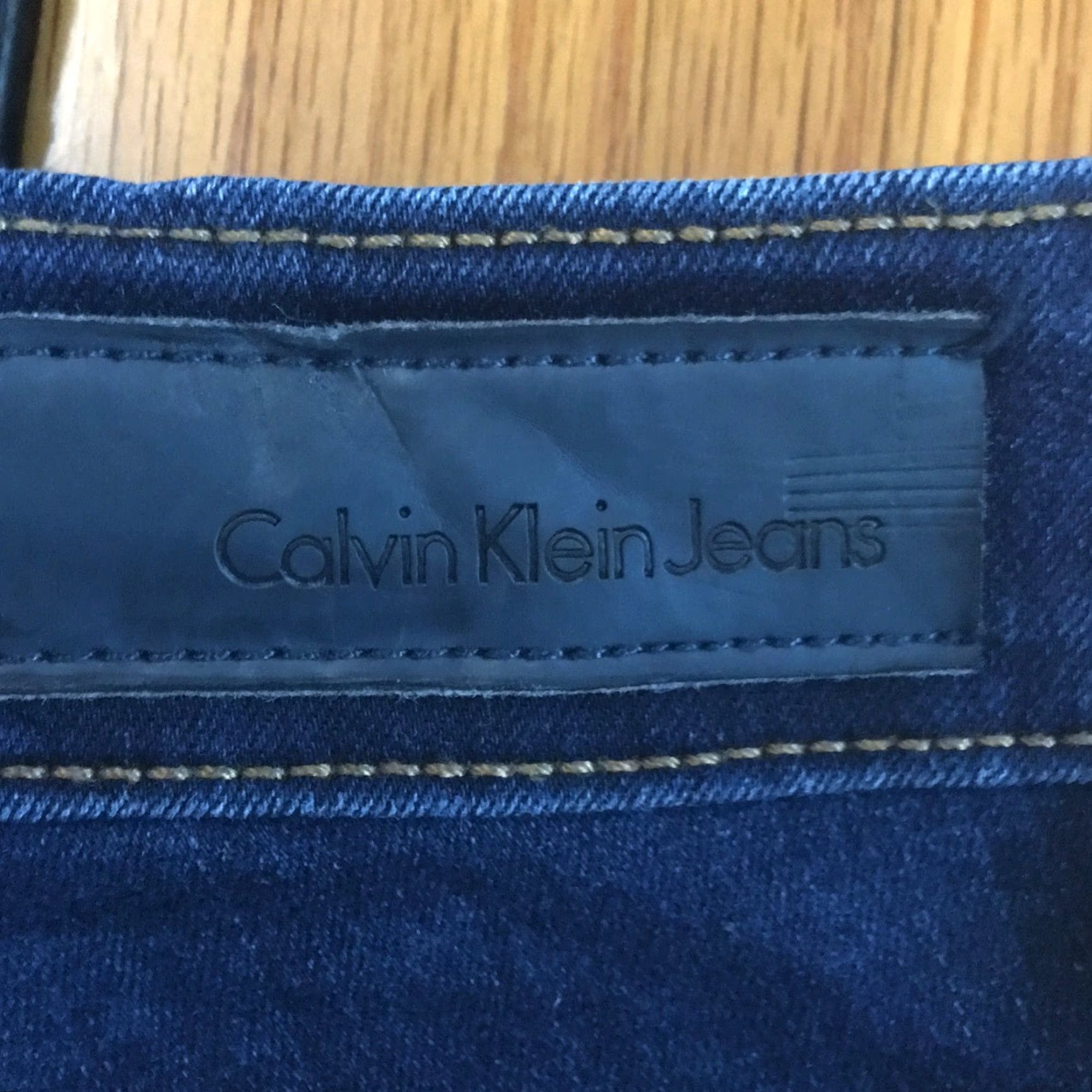Calvin Klein Calvin Klein Jeans Women's Regular Denim Blue 30x32 Stretch Flat Front 5-Pocket Classic Straight Model Ultimate Skinny Size 27 Size 27" / US 4 / IT 40 - 7 Thumbnail