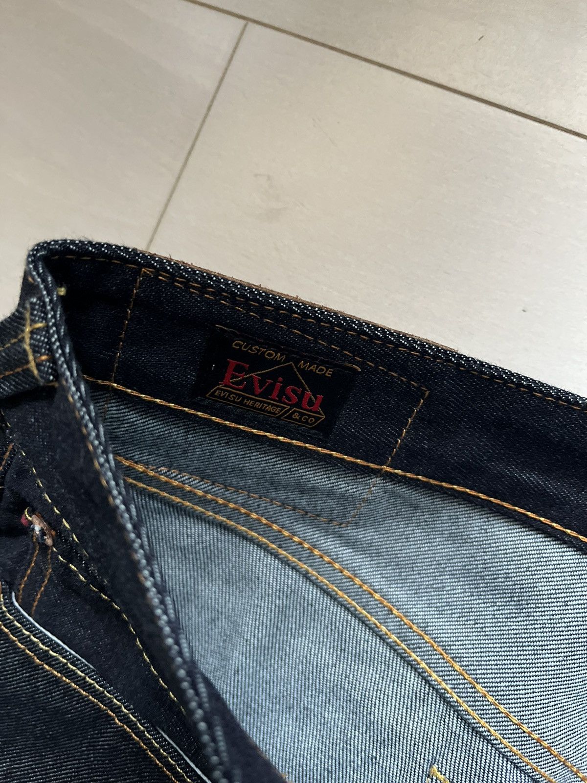 Evisu Evisu jeans Daicock Print Big Seagull Baggy #2000 stk Size US 30 / EU 46 - 7 Thumbnail