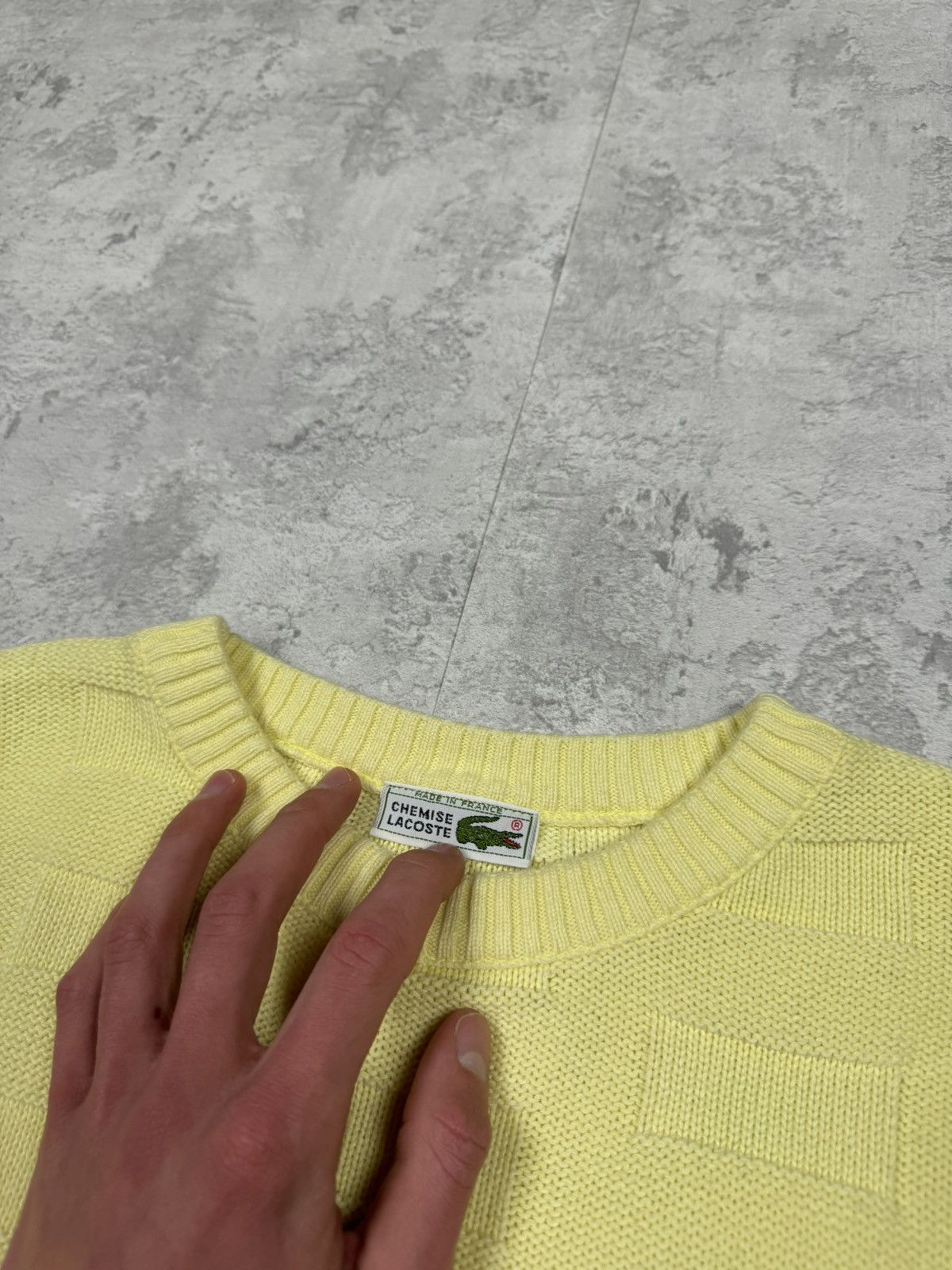 Lacoste Lacoste Y2K Yellow Sweater Size 5 Size US M / EU 48-50 / 2 - 10 Thumbnail