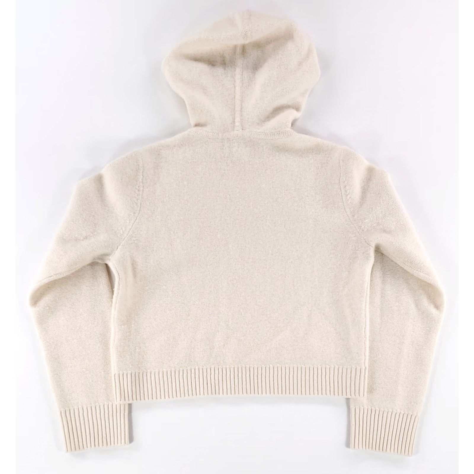 Club Monaco **Club Monaco Cream Tan Cashmere Hooded Cropped Women's S** User: Club Monaco Cream Tan Cashmere Hooded Cropped Sweatshirt Women's S Size S / US 4 / IT 40 - 3 Thumbnail
