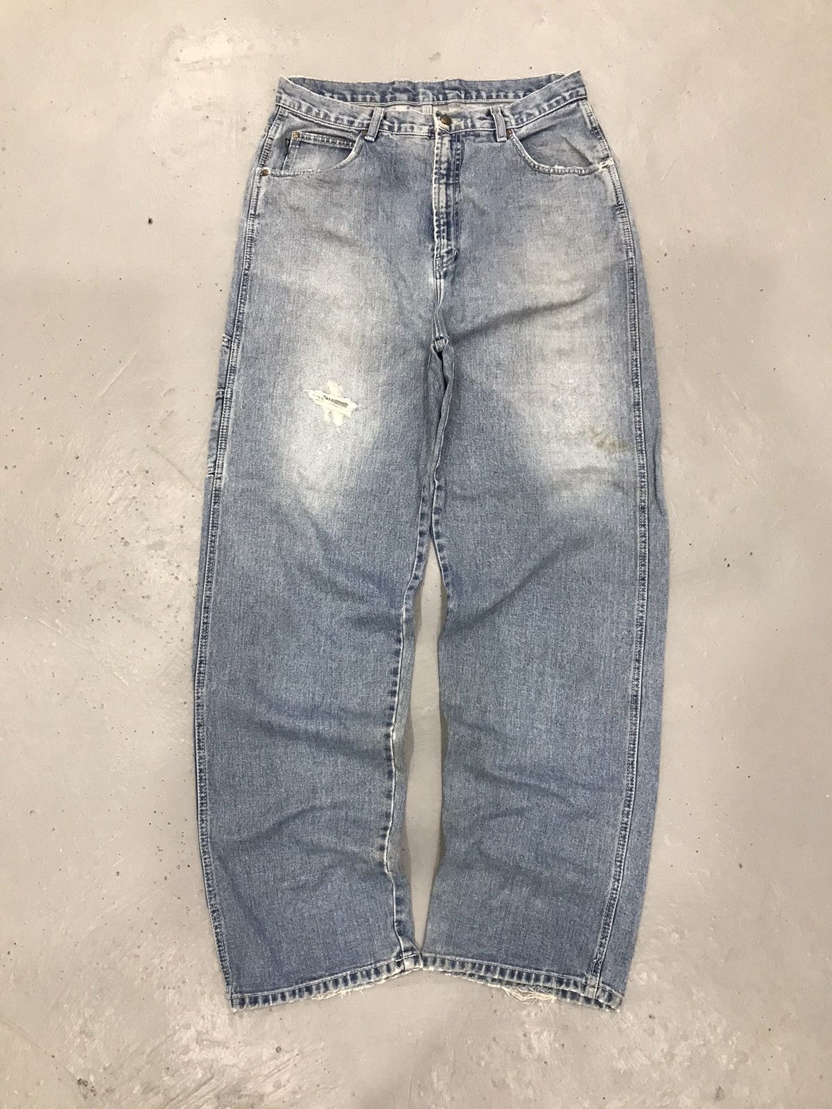 Dickies × Vintage Vintage dickies SpellOut embroidered denim Size US 34 / EU 50 - 1 Thumbnail