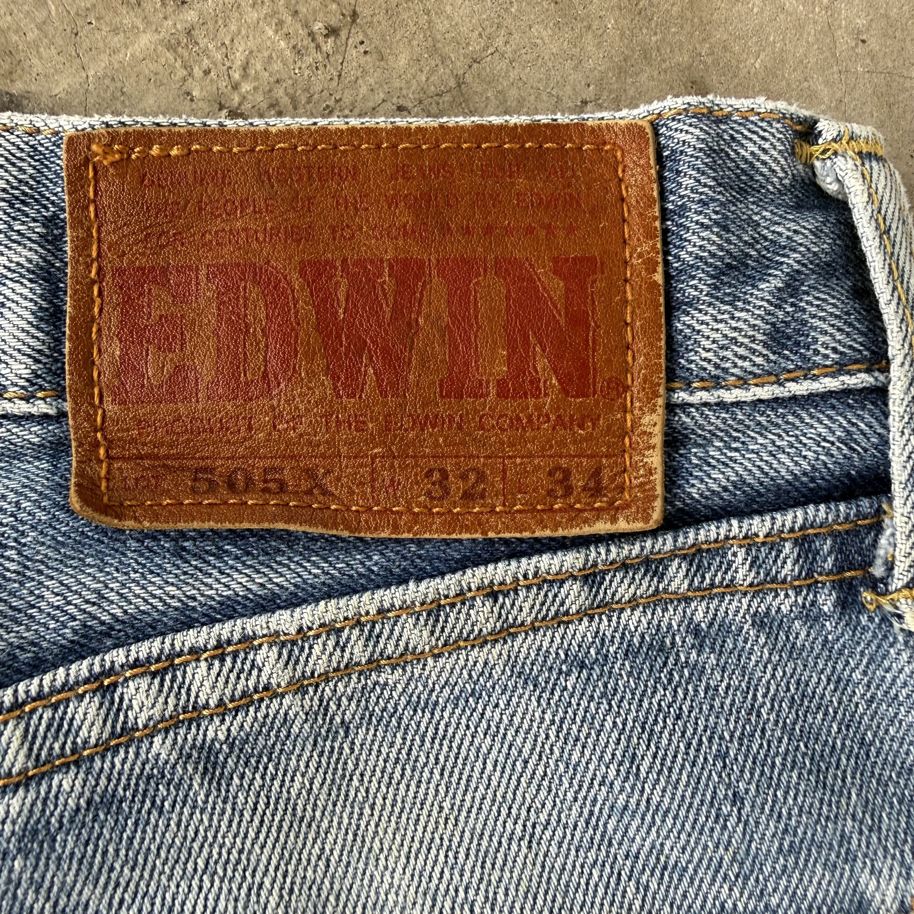 Edwin W33 Vintage Edwin Selvedge Denim Jean Pants Size US 33 - 13 Thumbnail