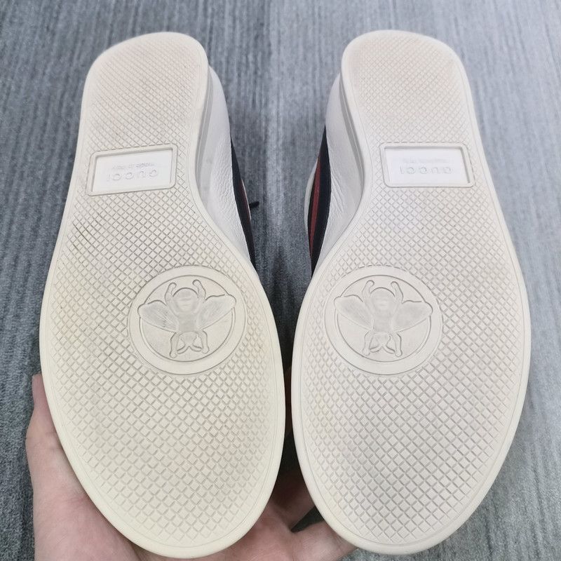 Gucci Gucci Falacer Casual Sneakers in White, Black, Red Size US 10.5 / EU 43-44 - 6 Thumbnail