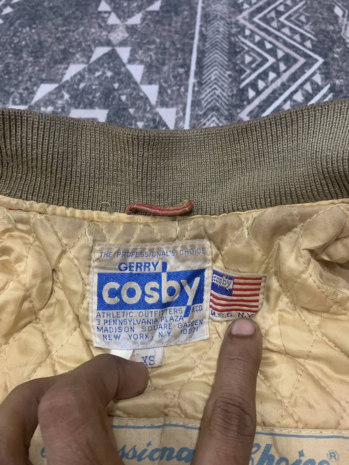 Genuine Leather 80s GERRY COSBY LEATHER BOMBER JACKET NICE FADED Size US M / EU 48-50 / 2 - 9 Thumbnail