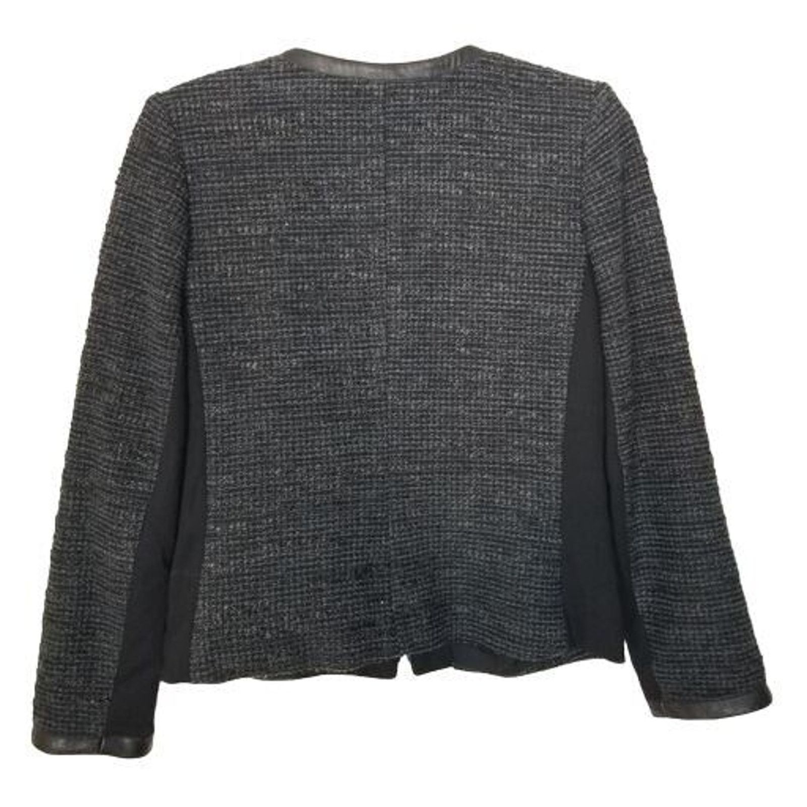 Bailey 44 Bailey 44 Womens Textured Crop Blazer Full Zip Career Corp 4 Size S / US 4 / IT 40 - 9 Thumbnail