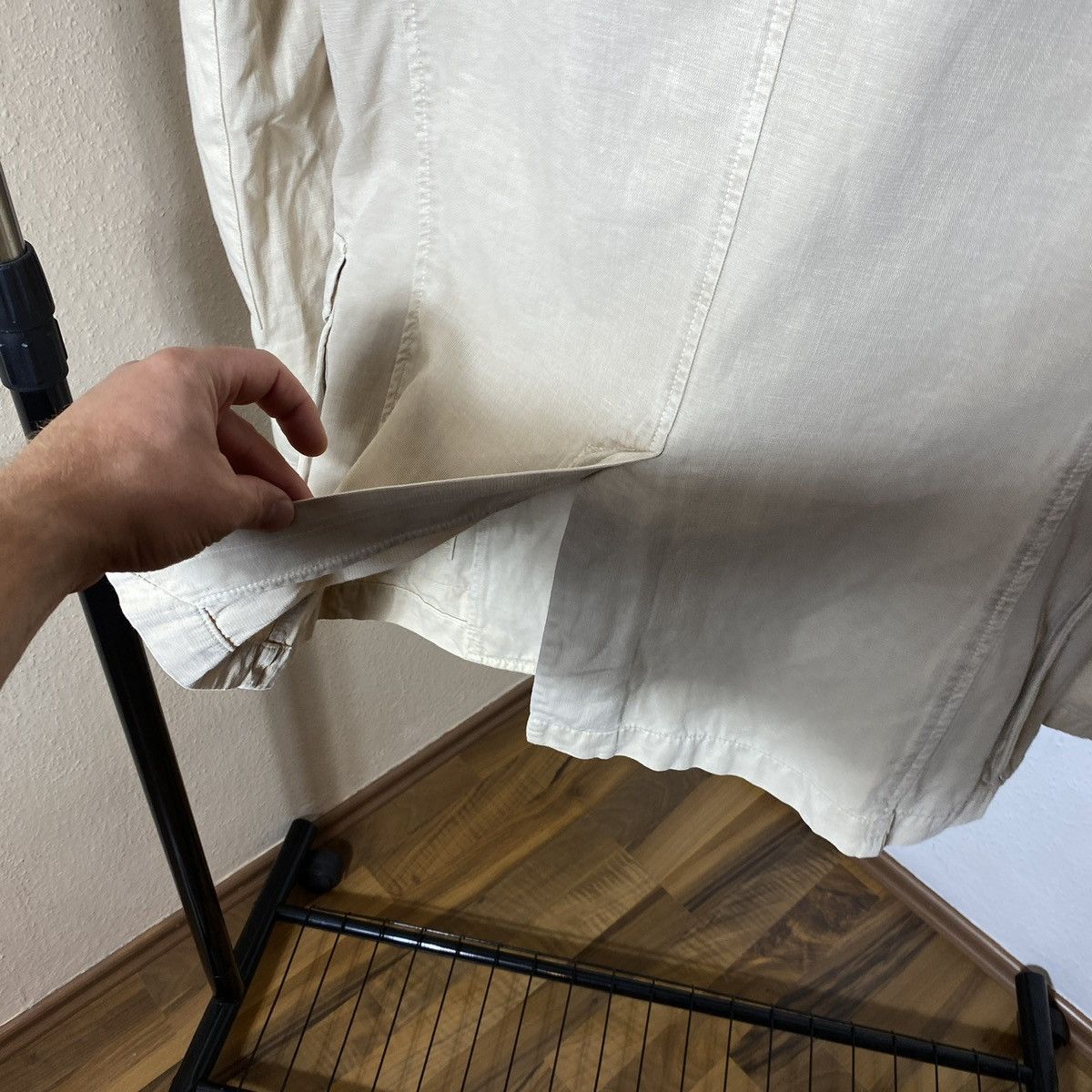 L.B.M. 1911 Cotton and Linen Blazer L.B.M 1911 Cream Size 48R - 10 Thumbnail