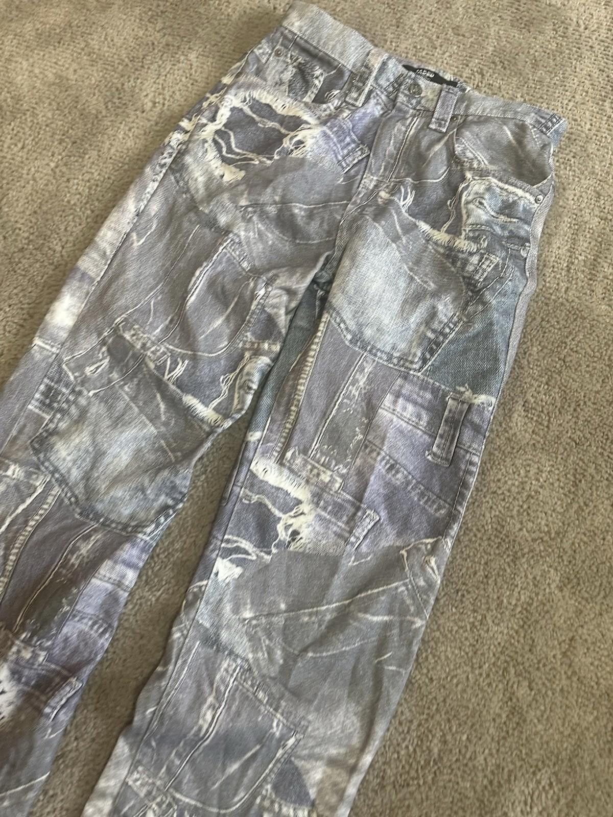 Jaded London Jaded London Denim Print Skaters Pants Sz 28 Size 28" / US 6 / IT 42 - 3 Thumbnail