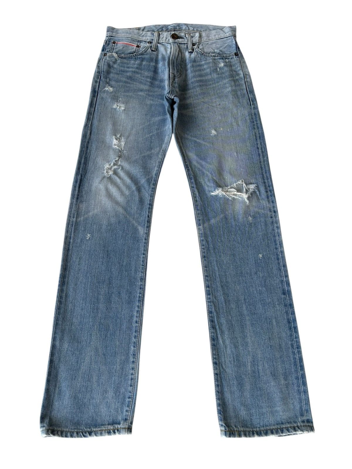 Kapital 💥EDWIN 505zx SELVEDGE DENIM BUCKLE BACK BLUE WASH JEANS Size US 30 / EU 46 - 8 Thumbnail