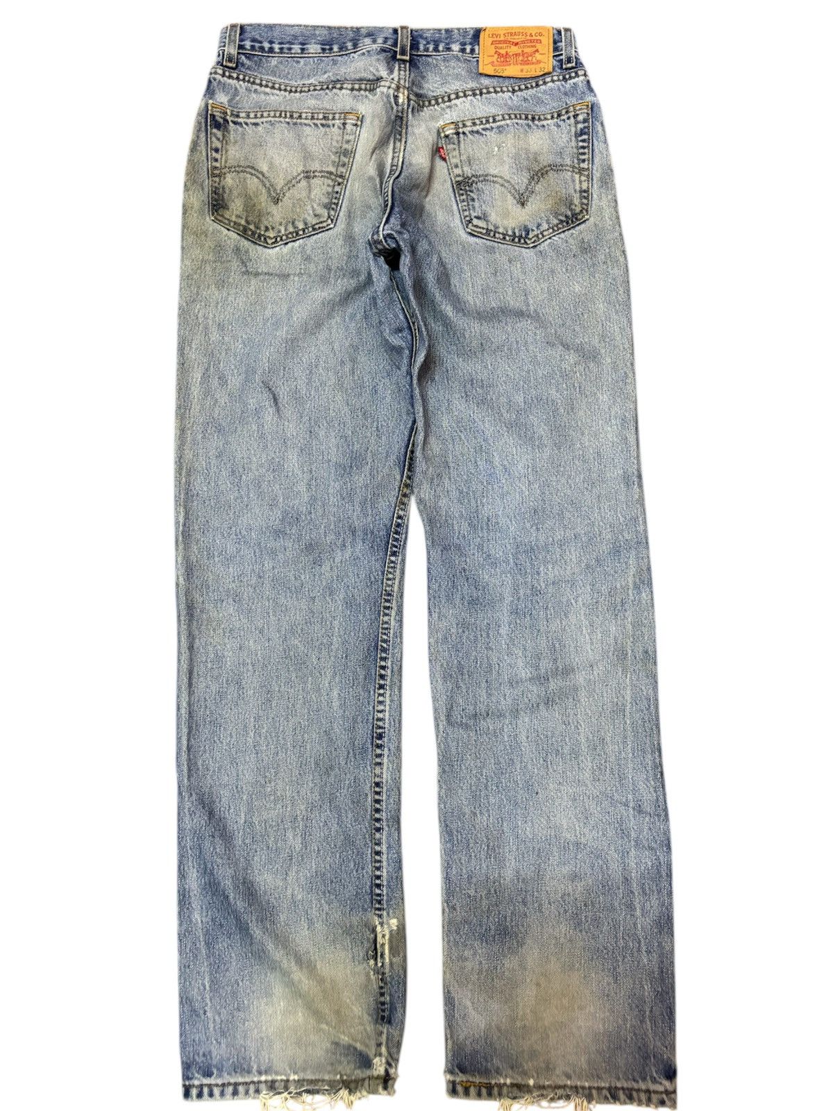 Jean × Levi's × Vintage Vintage Levis 505 Regular Fit Men Jeans (Size 32) Size US 32 / EU 48 - 2 Thumbnail
