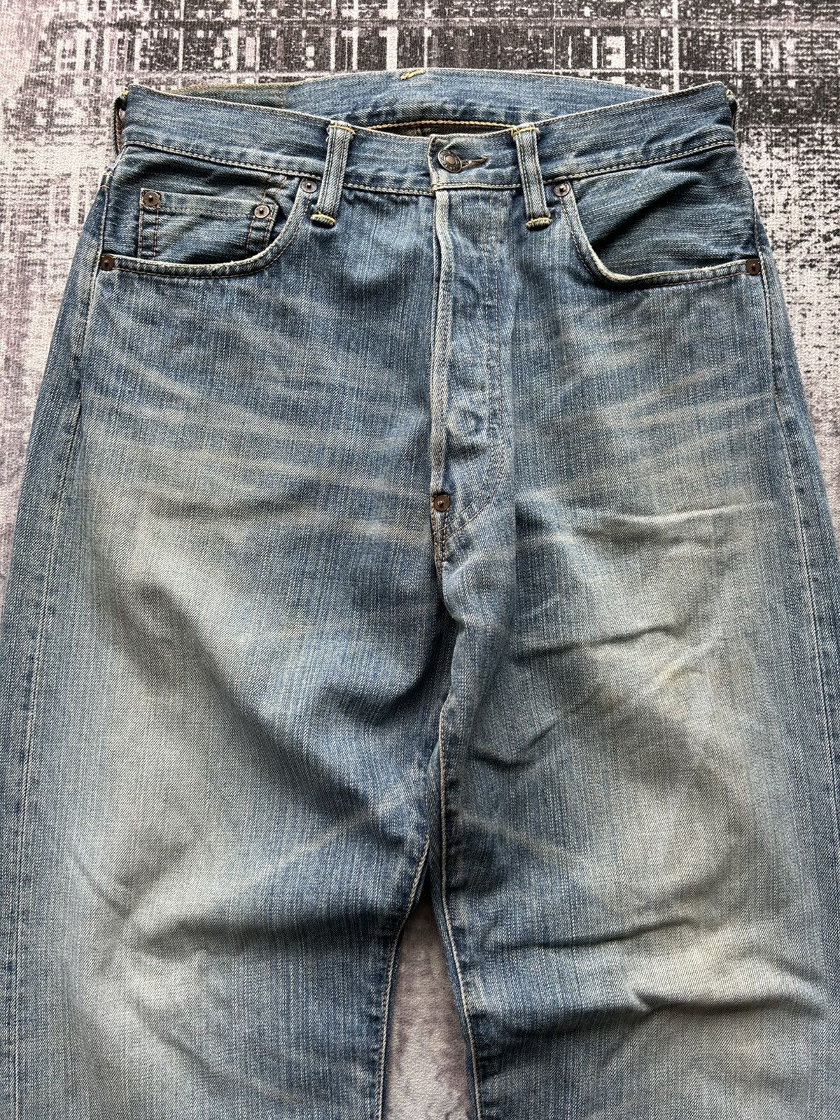 Evisu Evisu Double Iconic Logo Jeans Size US 29 - 6 Thumbnail
