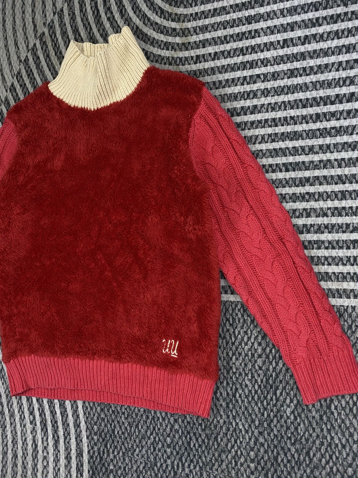 Uniqlo Vintage Uniqlo X Undercover Fleece Knitted Sweater Size US S / EU 44-46 / 1 - 4 Thumbnail