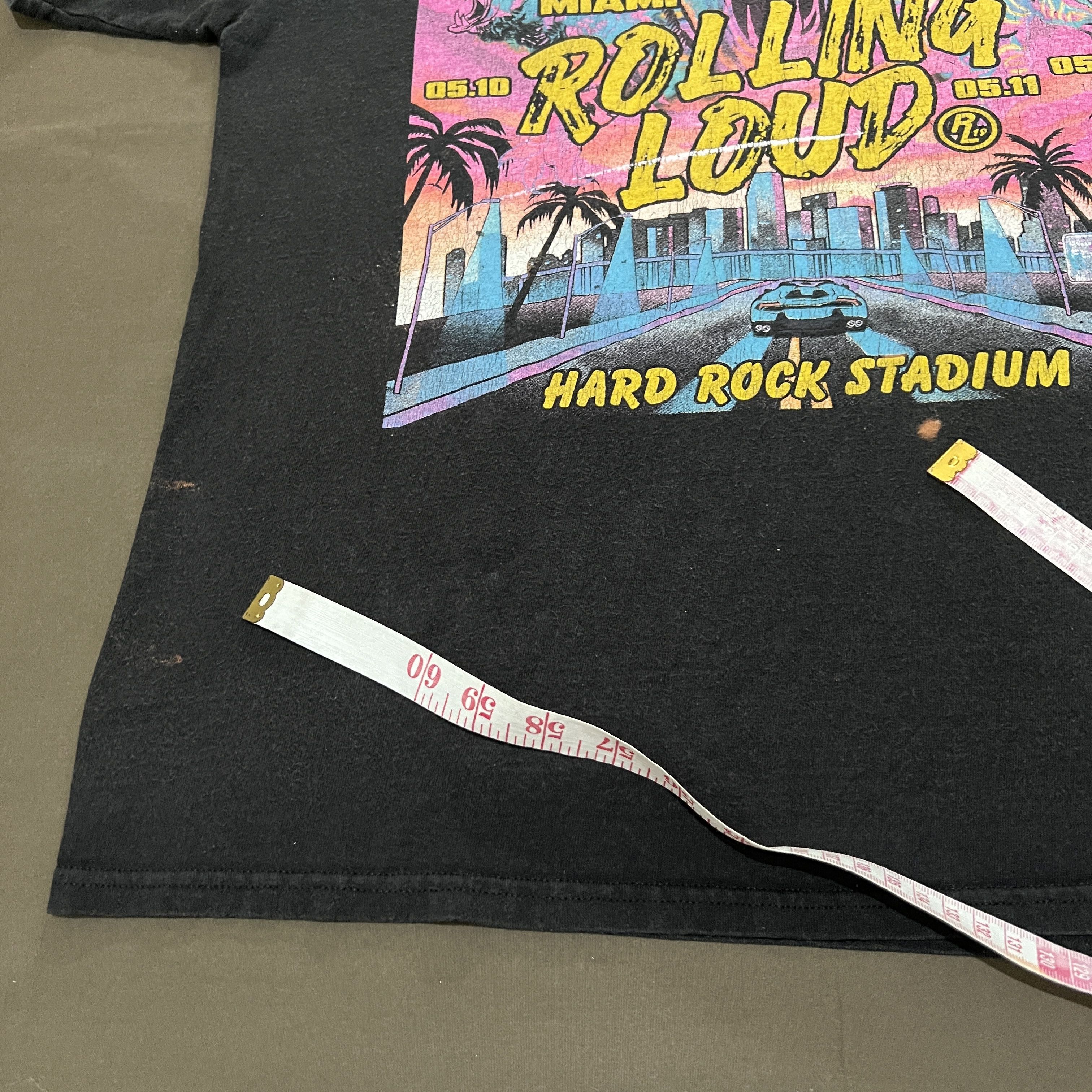 Playboi Carti Rolling Loud 2019 Promo Tour Tee XL Faded Hiphop Rapper Size US XL / EU 56 / 4 - 8 Thumbnail