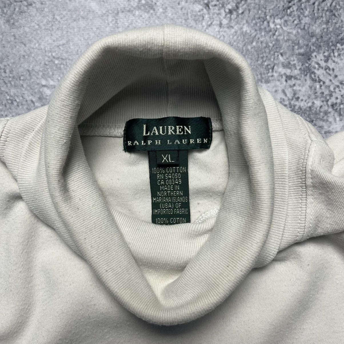 Lauren Ralph Lauren × RRL Ralph Lauren Vintage Lauren Ralph Lauren Turtle Neck Longsleeve Luxury Size US XL / EU 56 / 4 - 4 Thumbnail