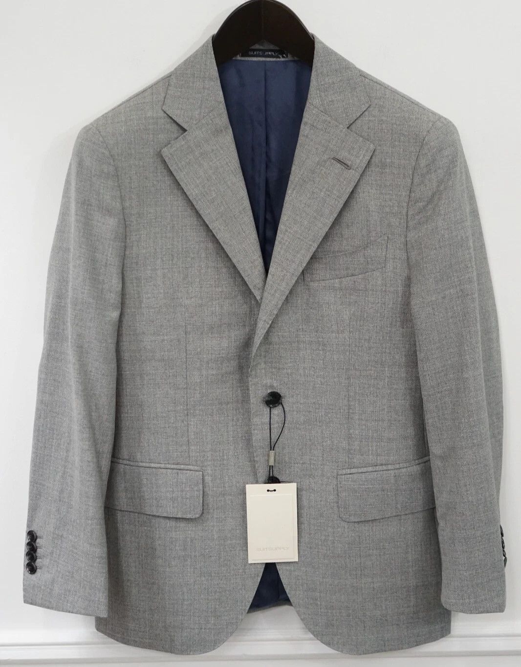 Suitsupply Men Suitsupply Blazer La Spalla Vitale Barberis Grey US34S Size 34S - 1 Thumbnail