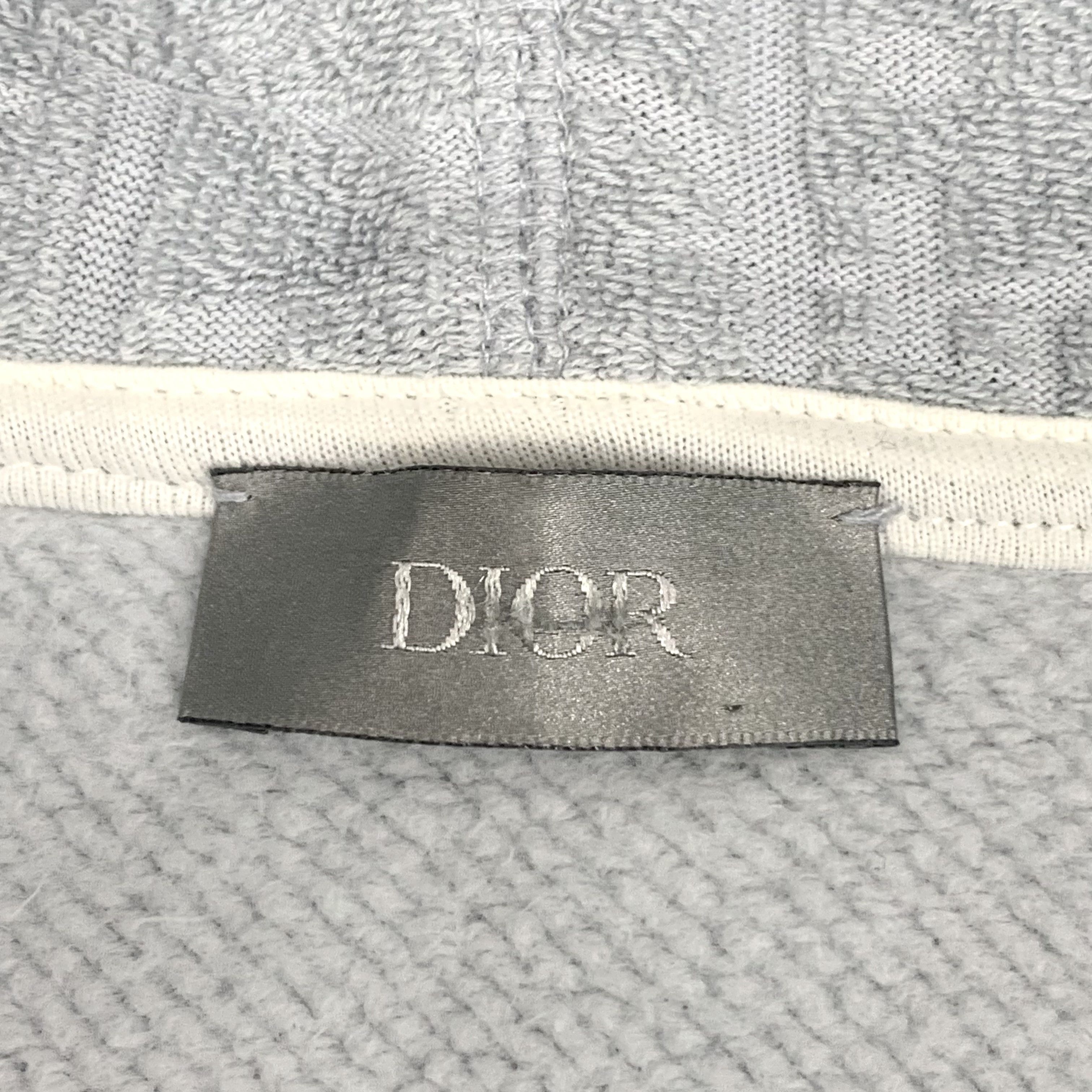 Dior Dior Logo Hoodie Light Blue (M) Size US M / EU 48-50 / 2 - 5 Thumbnail