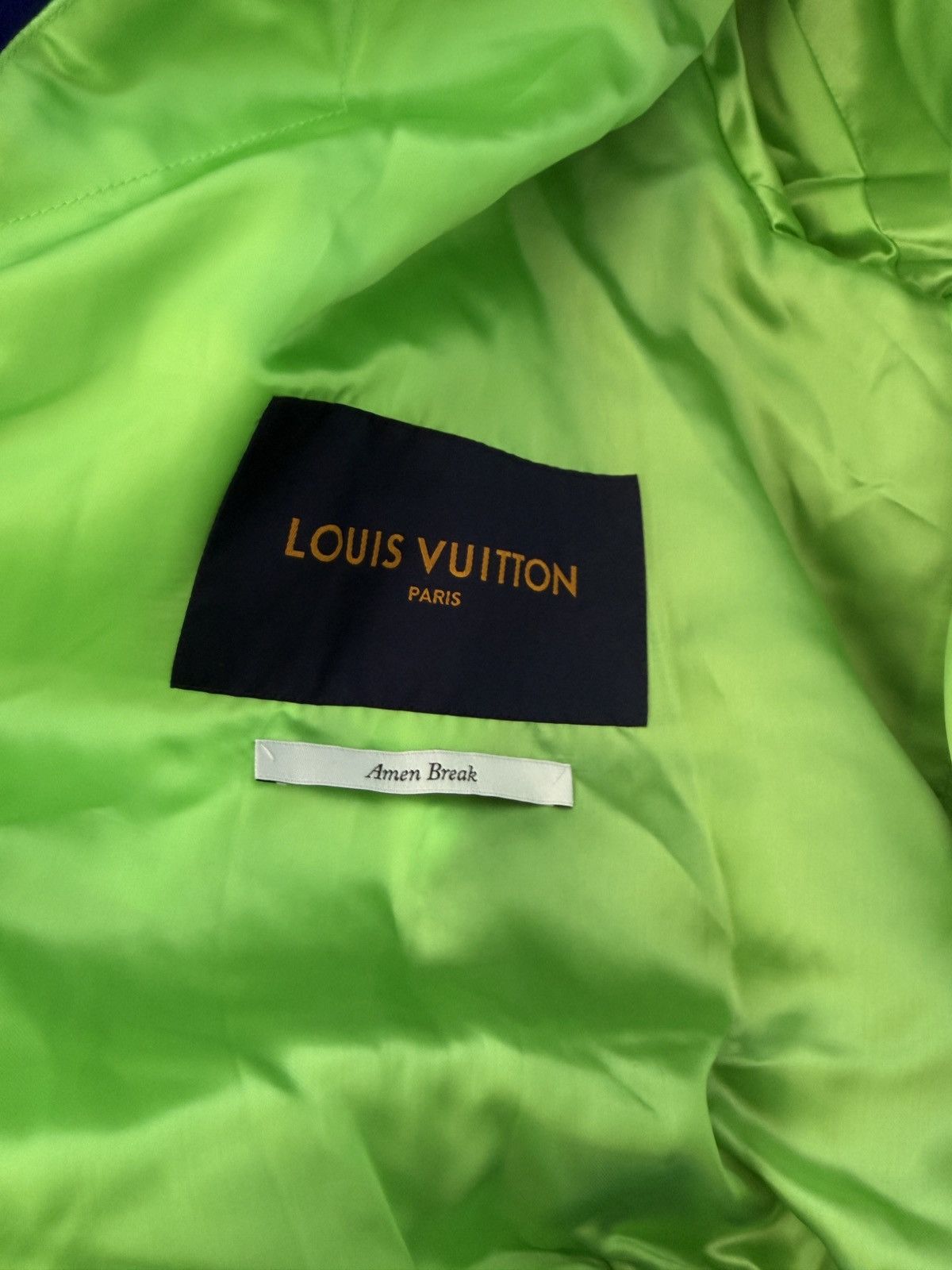 Louis Vuitton Louis Vuitton x Virgil Abloh Leather Gradient Varsity Jacket Size US L / EU 52-54 / 3 - 5 Thumbnail