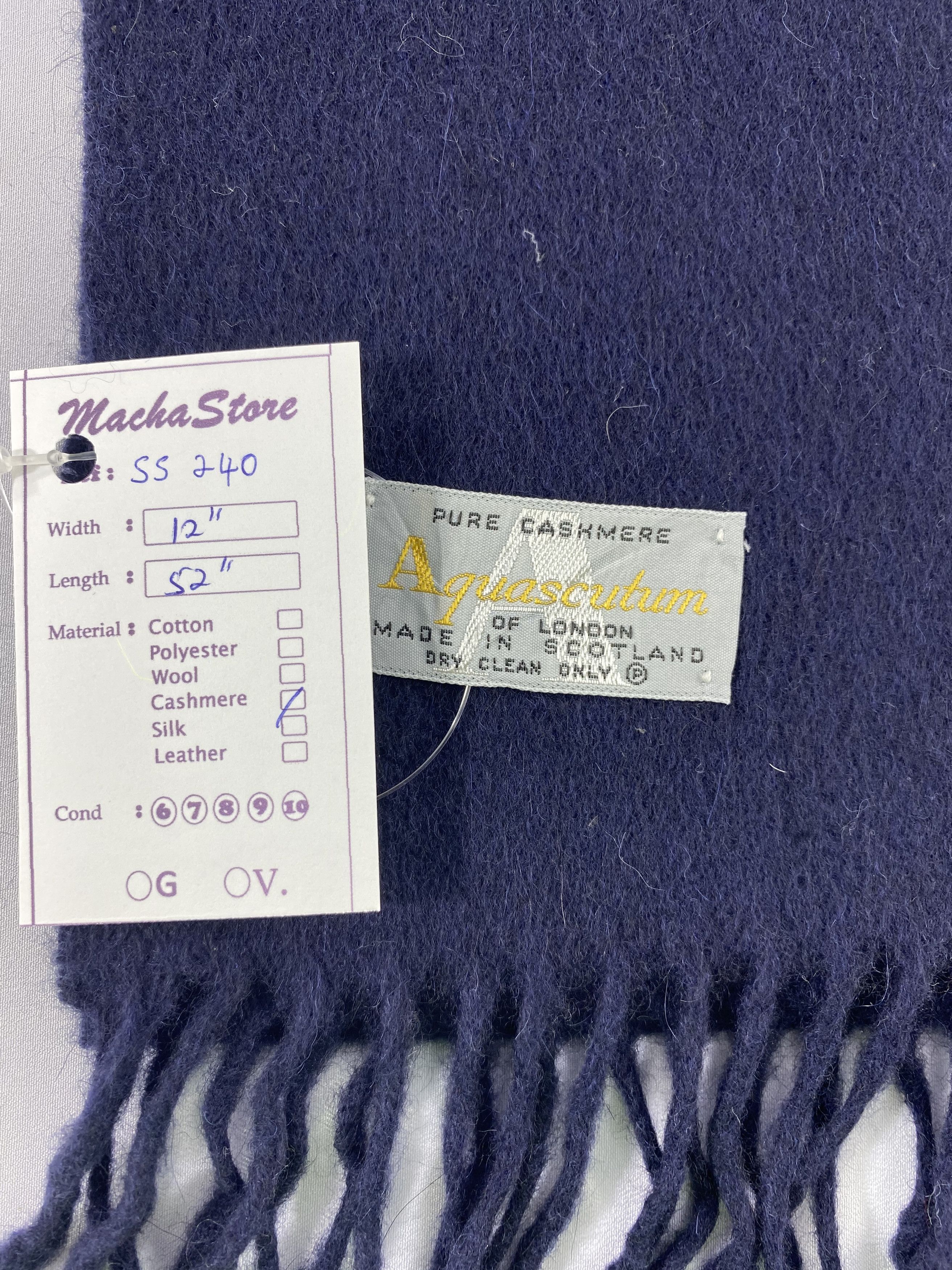 Aquascutum Aquasqutum Scarf / Muffler / Neckwear Size ONE SIZE - 6 Thumbnail