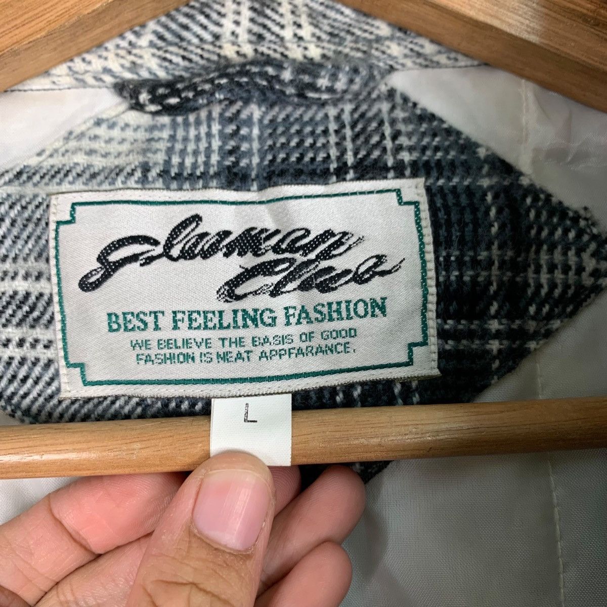 Flannel GLEEMAN CLUB Four Pocket Tartan Flannel Jacket #0560-C26 Size US L / EU 52-54 / 3 - 15 Thumbnail