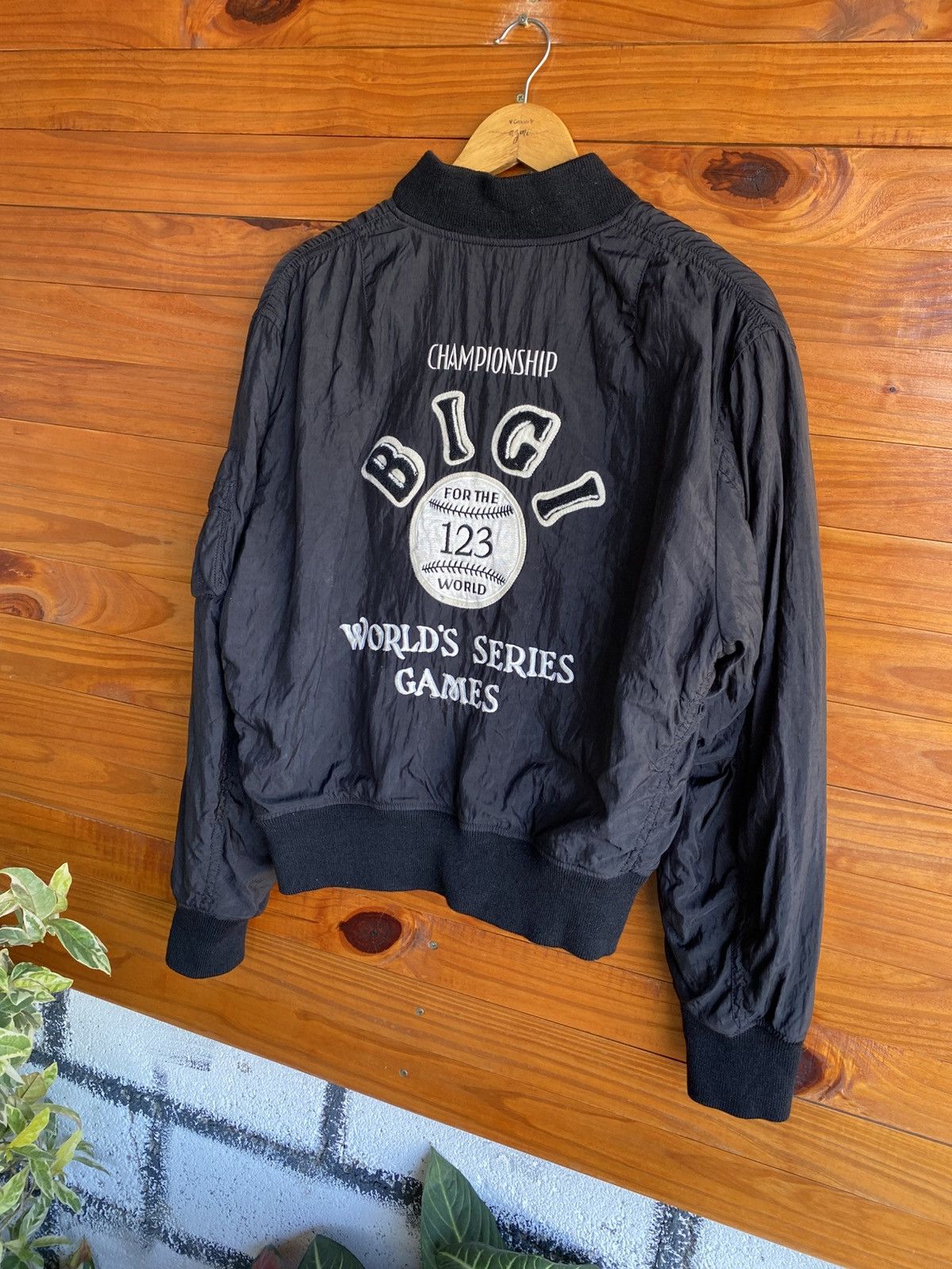 BIGI Vintage 1980s BIGI World Series Baseball Bomber Jacket Size US M / EU 48-50 / 2 - 15 Thumbnail
