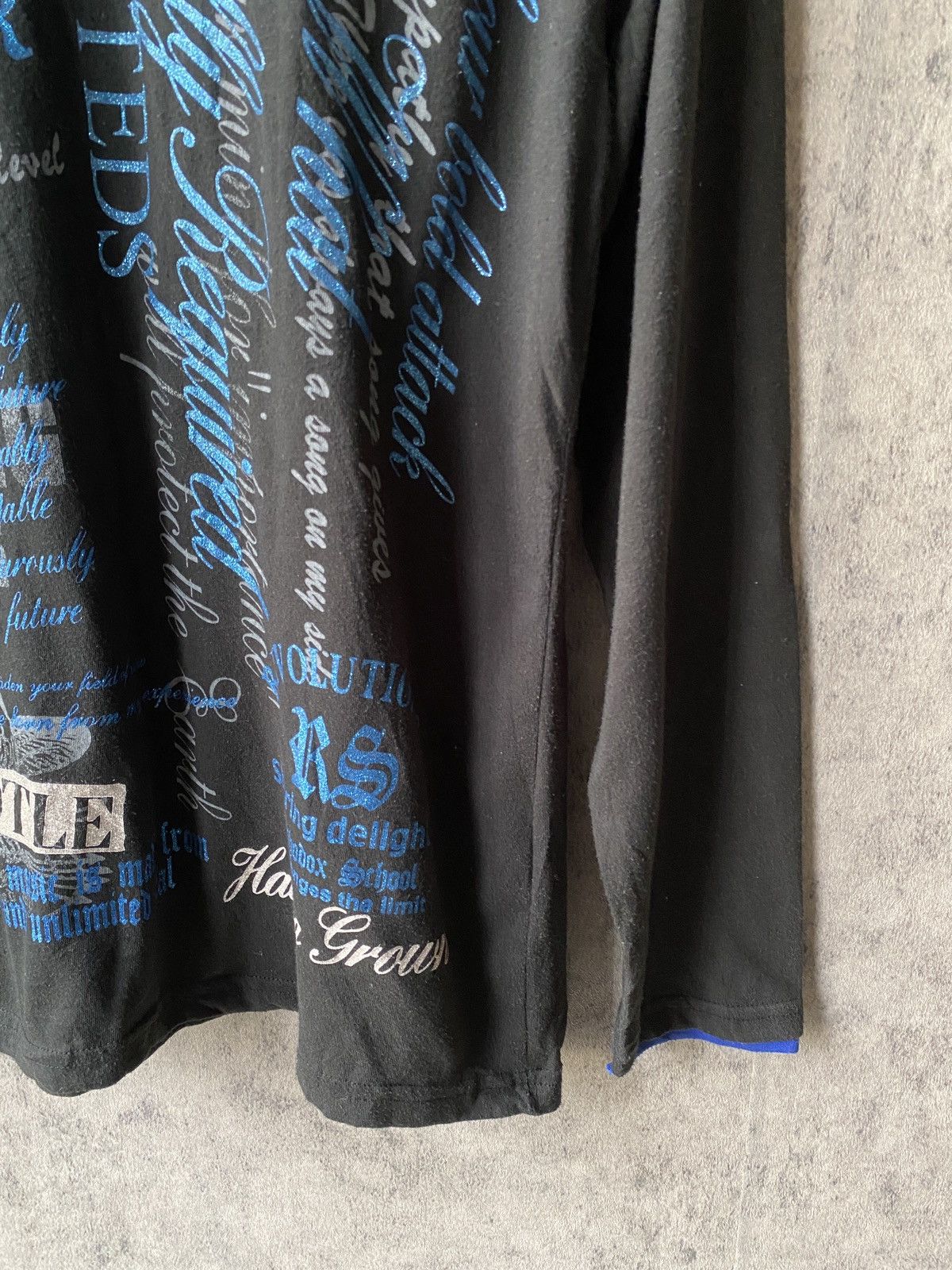 If Six Was Nine Japanese Brand Poem Design Long Sleeve Shirt Size US M / EU 48-50 / 2 - 7 Thumbnail