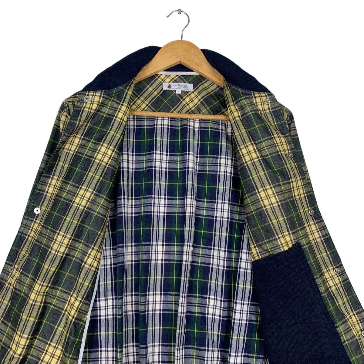Japanese Brand THE DURFFER of St George Checked Coach Jacket #1095-C50 Size US L / EU 52-54 / 3 - 12 Thumbnail
