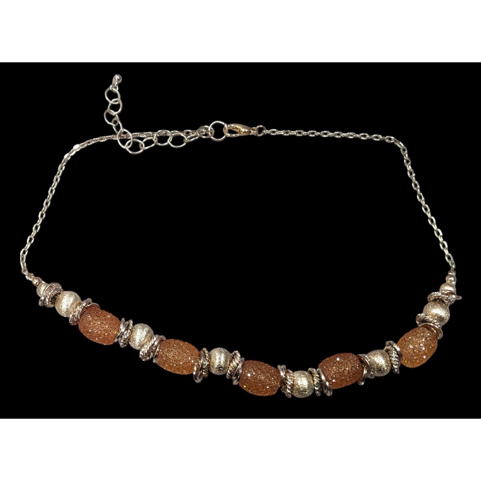 Other Retro Glam Metallic Honey Jelly Beaded Necklace Size ONE SIZE - 1 Thumbnail