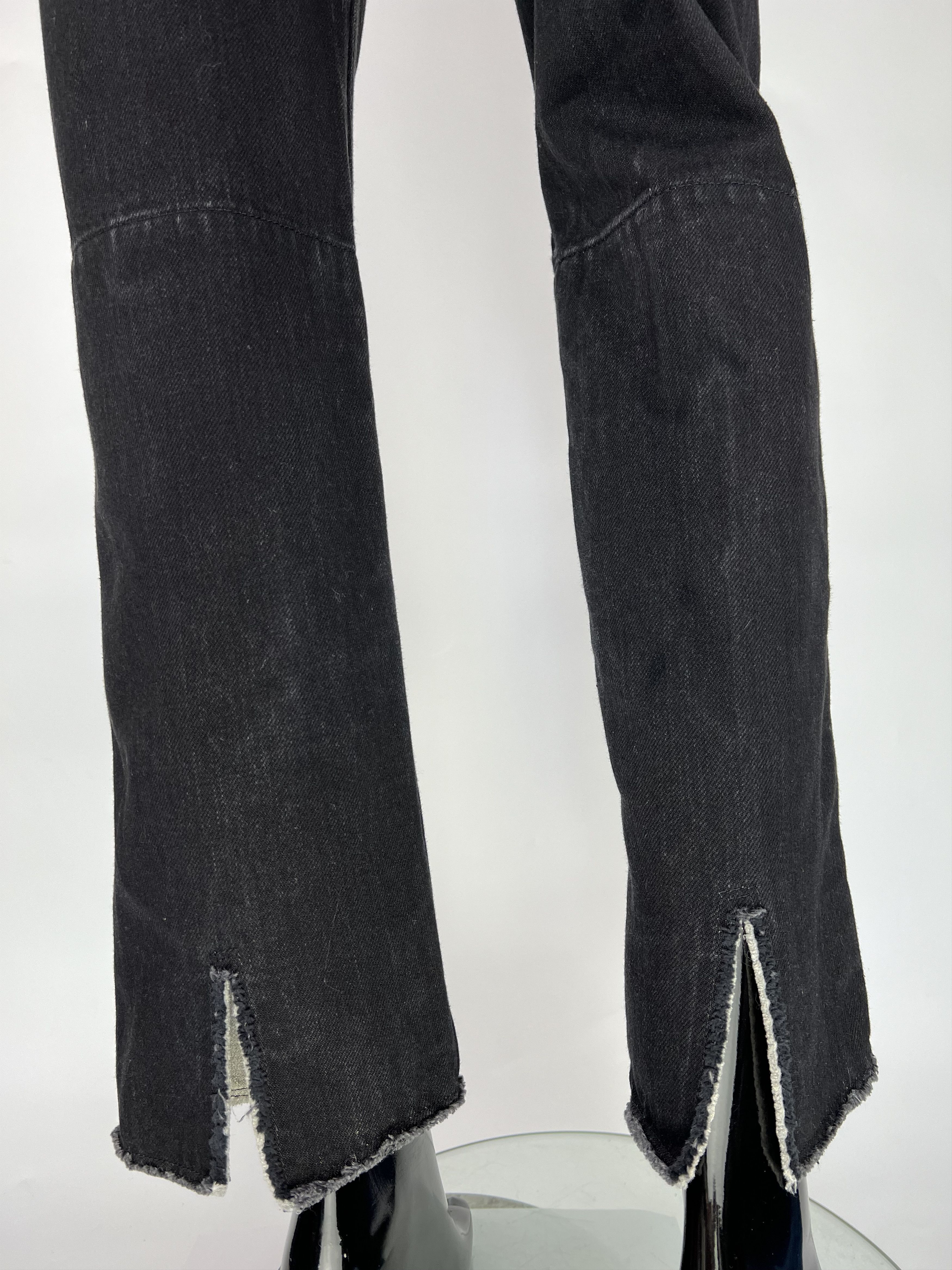 Celine Celine Distressed Denim Pants Size 38 Size 30" / US 8 / IT 44 - 4 Thumbnail