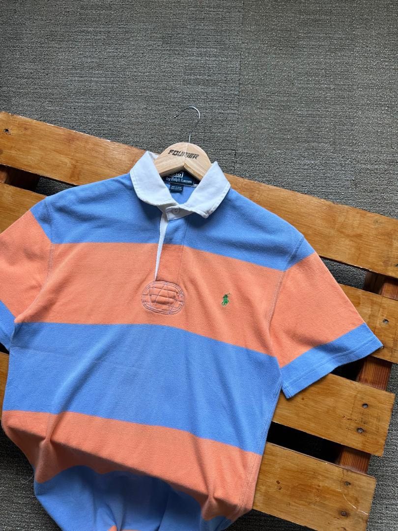 Polo Ralph Lauren VINTAGE POLO RALPH LAUREN STRIPE COLLAR Size US S / EU 44-46 / 1 - 2 Thumbnail