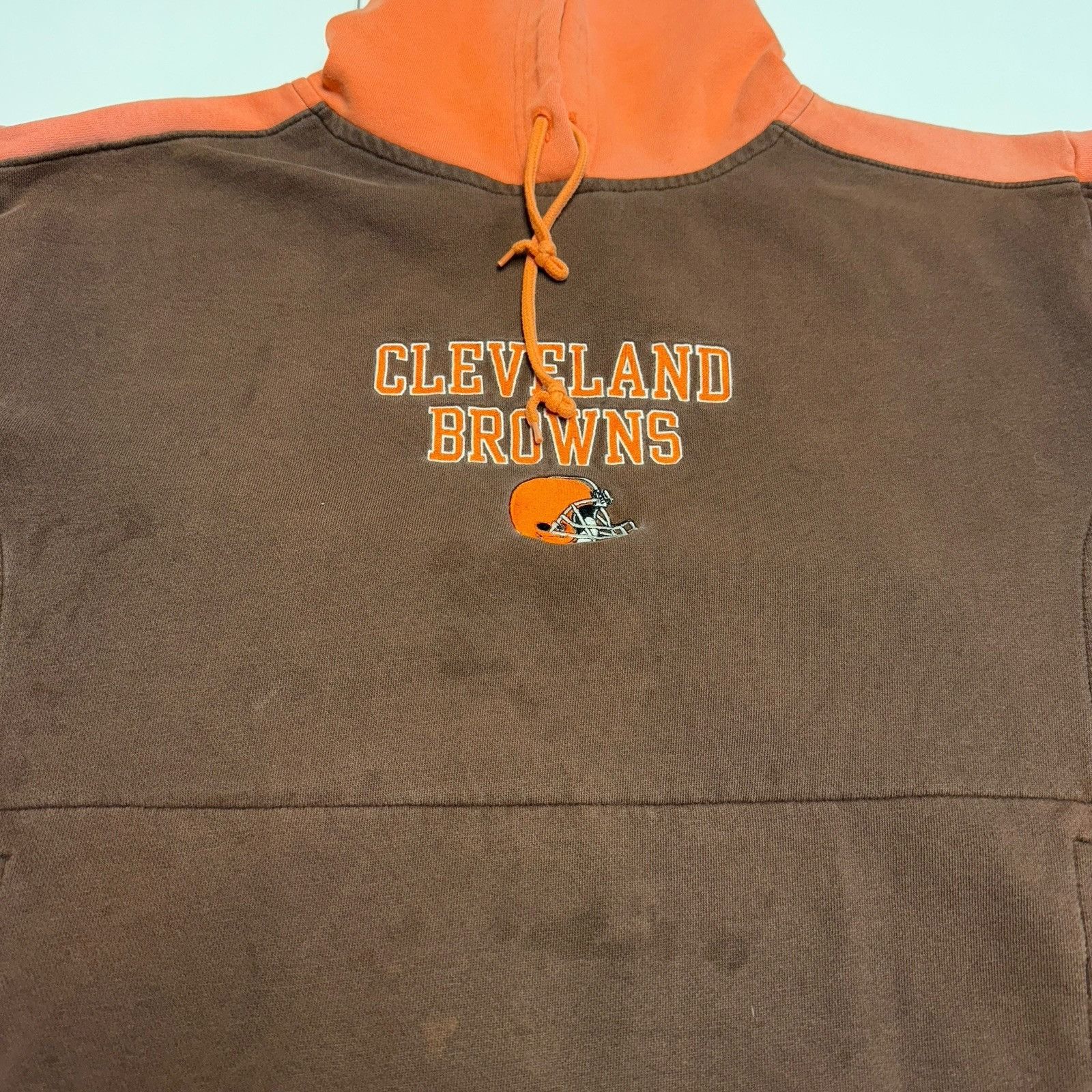 NFL × Reebok × Vintage Vintage Cleveland Browns Hoodie Sweatshirt Mens XL Reebok NF Size US XL / EU 56 / 4 - 3 Thumbnail