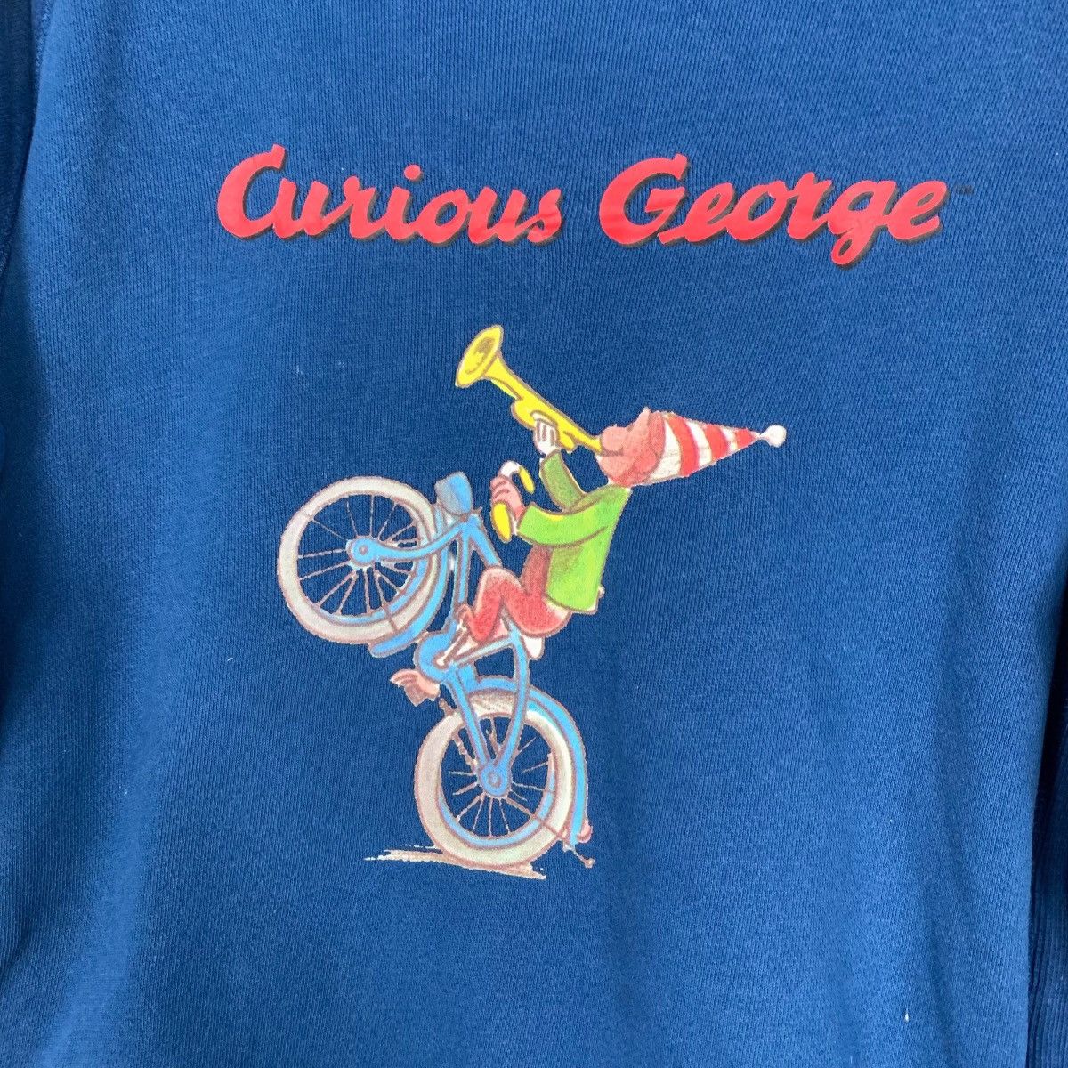 Vintage CURIOUS GEORGE Graphic Crewneck Sweatshirt #3627-C166 Size US M / EU 48-50 / 2 - 5 Thumbnail