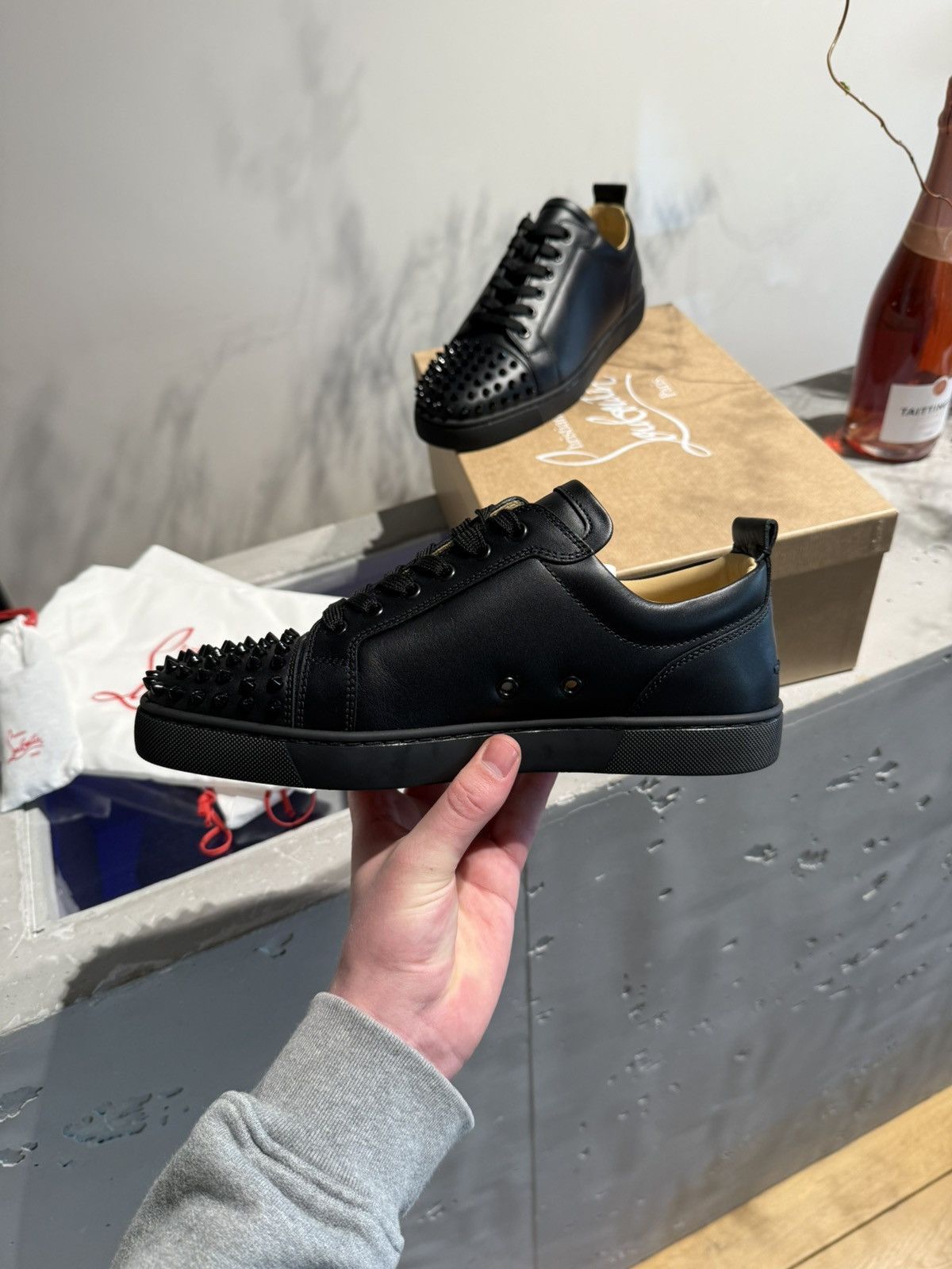 Christian Louboutin BNWT Christian Louboutin Junior Spike Sneaker Size US 9 / EU 42 - 3 Thumbnail