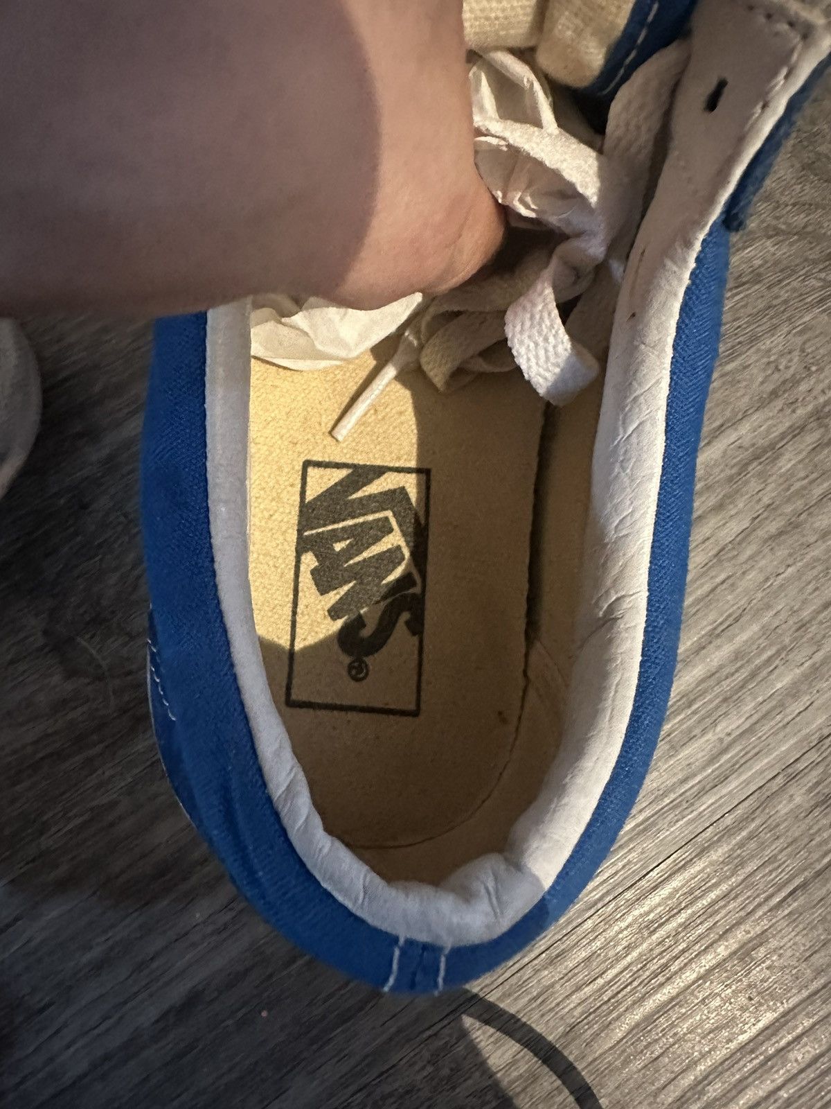 Vans Vans Old Skool Low Blue Size US 7.5 / EU 40-41 - 7 Thumbnail