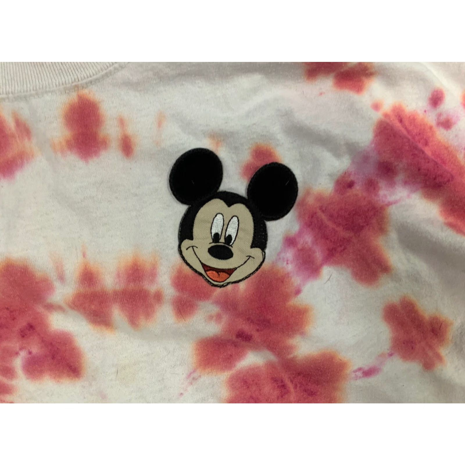 Jerzees Mickey Mouse Mens Tie Dye T Shirt 2XL Extra Large Size US XXL / EU 58 / 5 - 2 Thumbnail