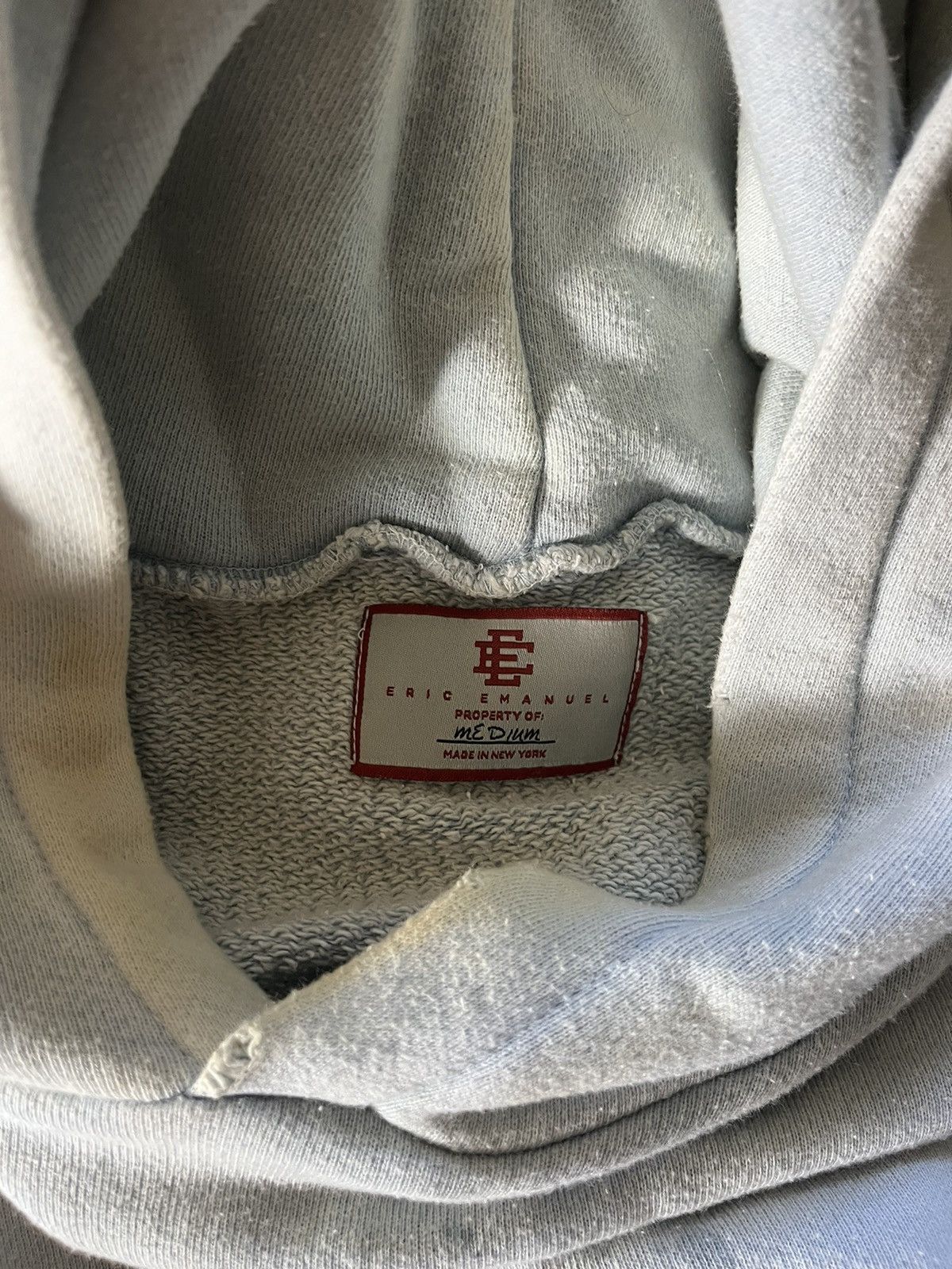 Eric Emanuel Distressed + Stained EE Hoodie Size US M / EU 48-50 / 2 - 4 Thumbnail